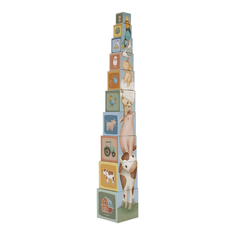 Little Dutch - kartonnen stapeltoren - little farm