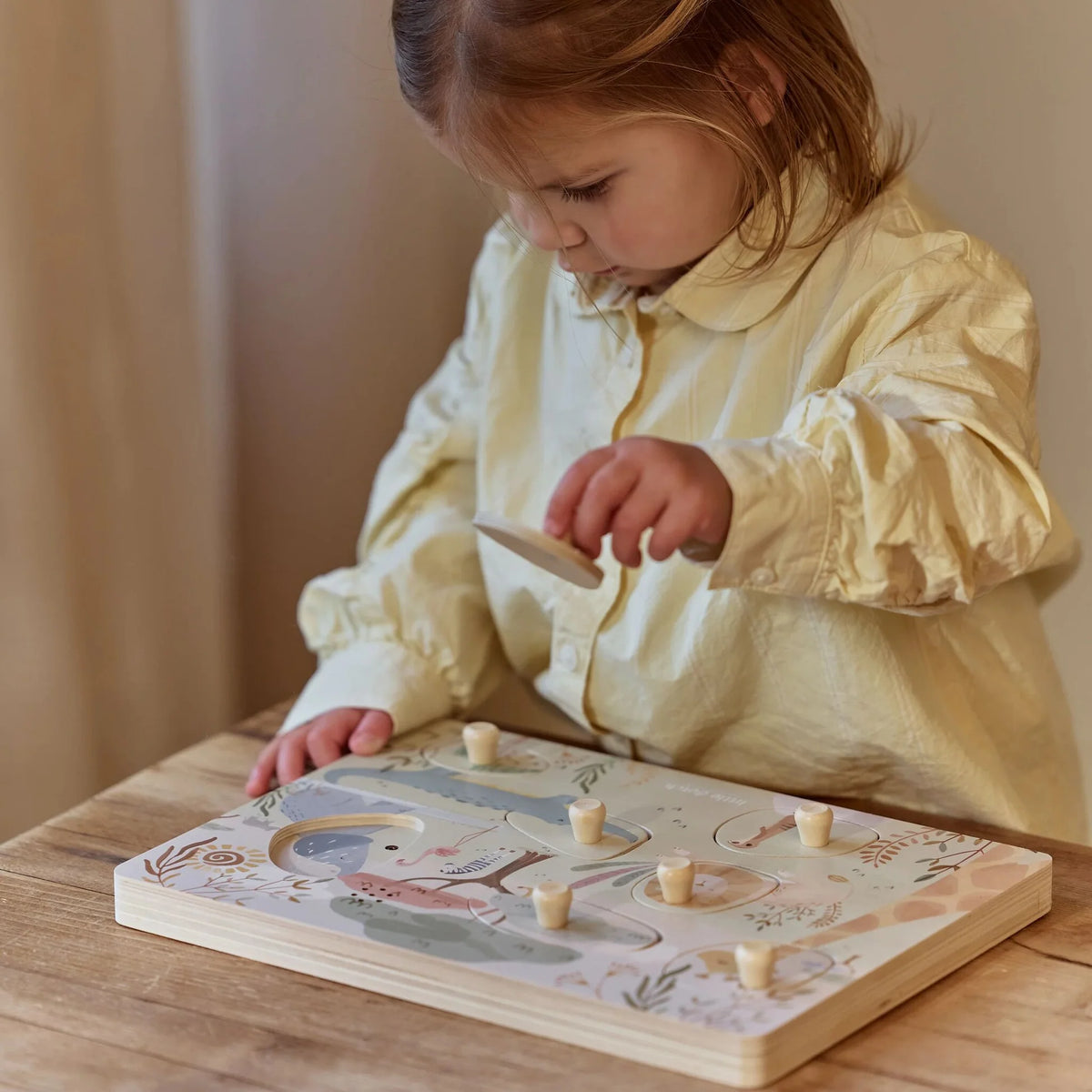 Little Dutch - geluidenpuzzel - safari friends