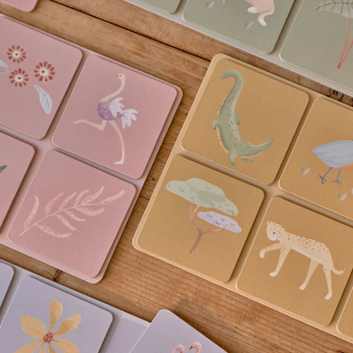 Little Dutch - spel lotto - safari friends