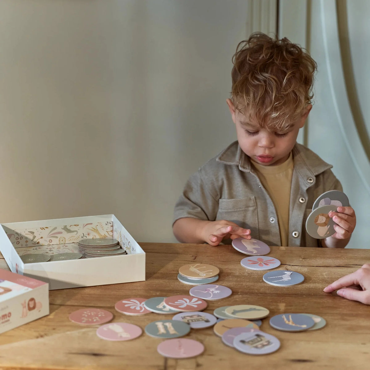 Little Dutch - spel memo - safari friends