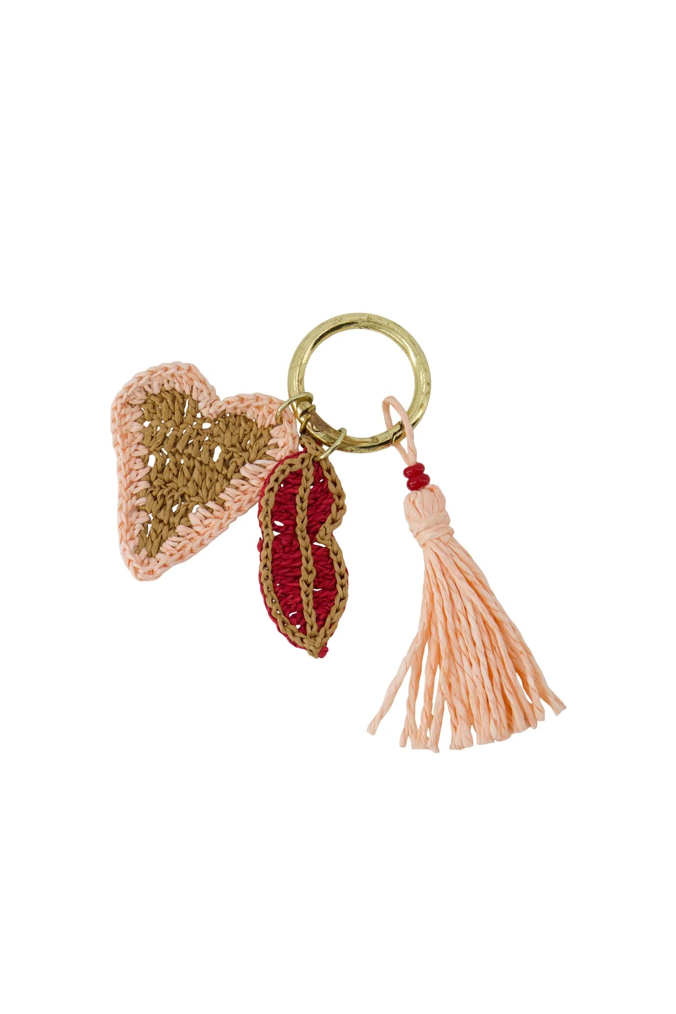 Zusss - sleutelhanger hartje - multicolor