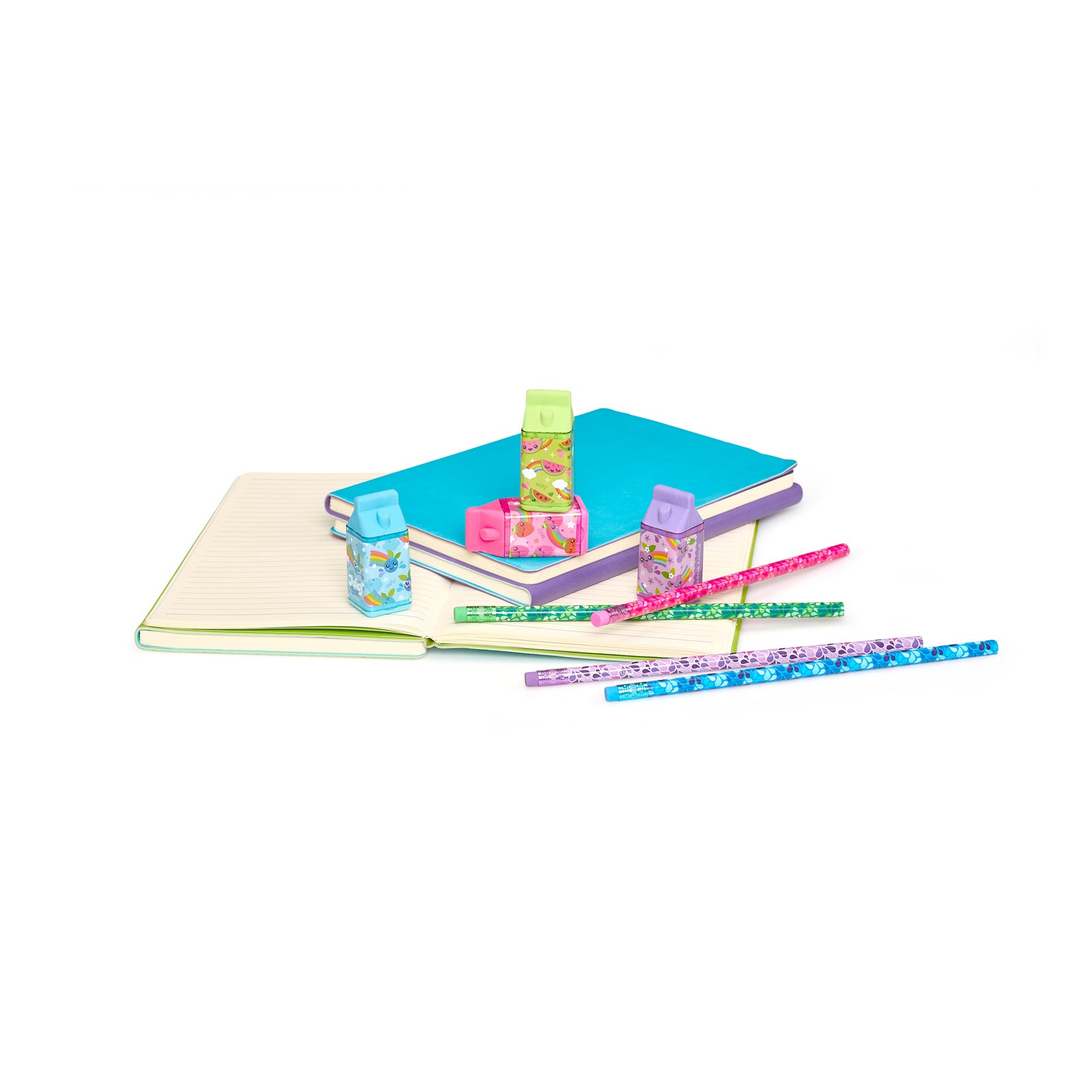 Ooly - juicy box erasers & sharpeners
