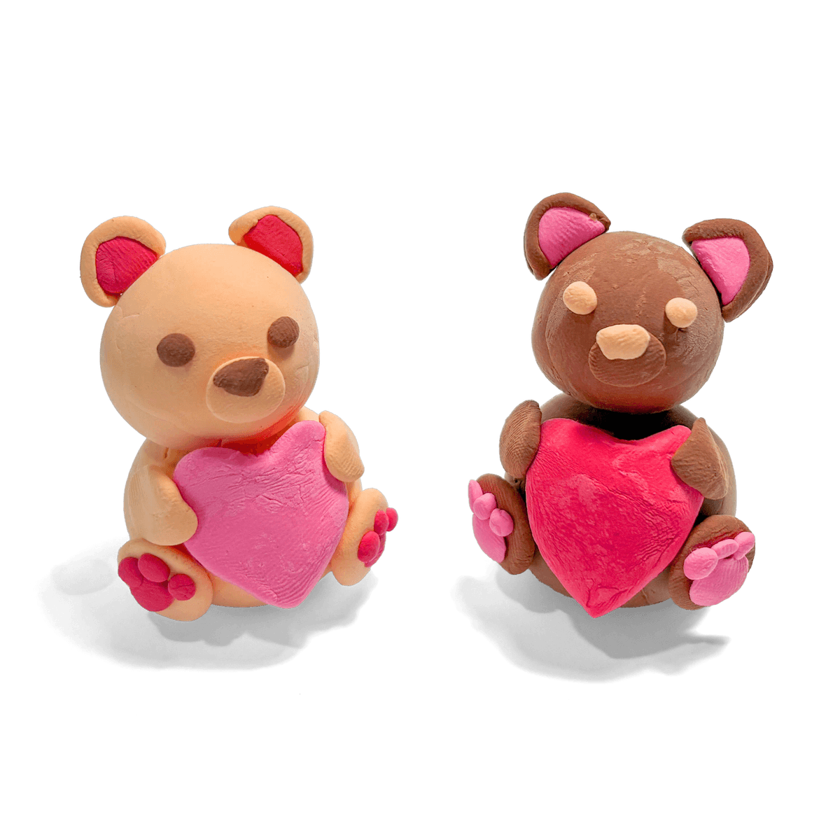 Ooly - creatives air dry clay kit - lovely bears