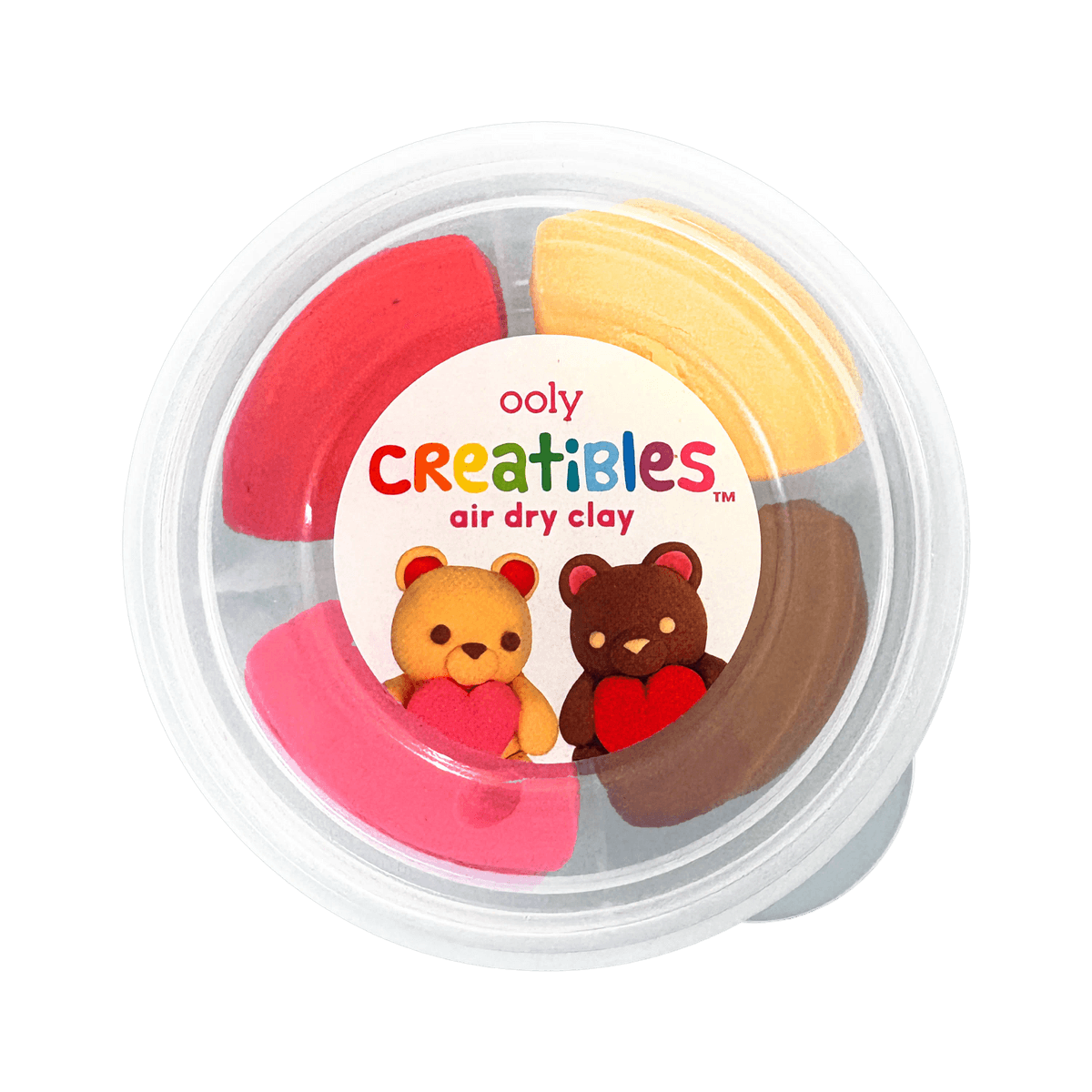 Ooly - creatives air dry clay kit - lovely bears