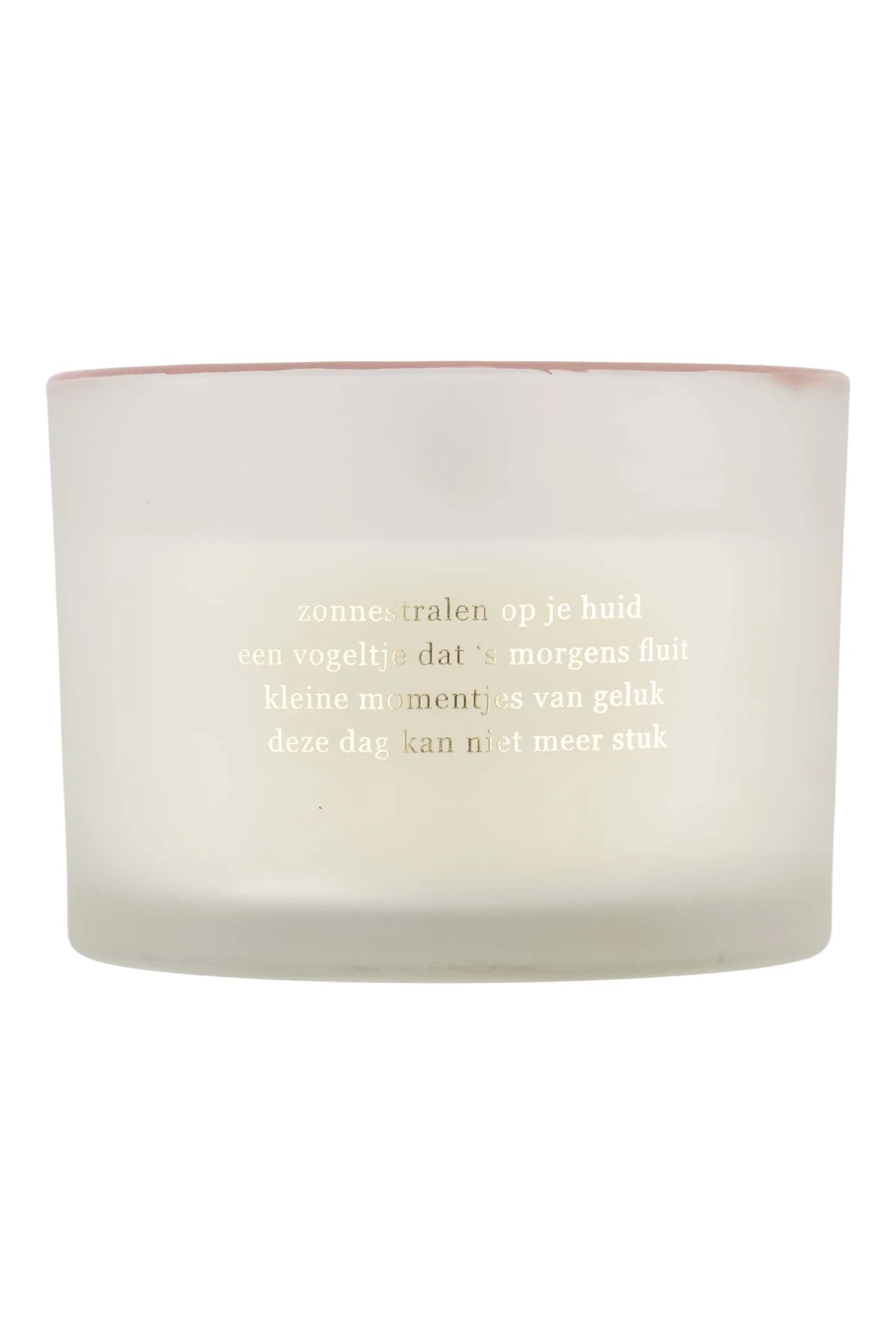 Zusss - geurkaars glas parelmoer - zonnestralen