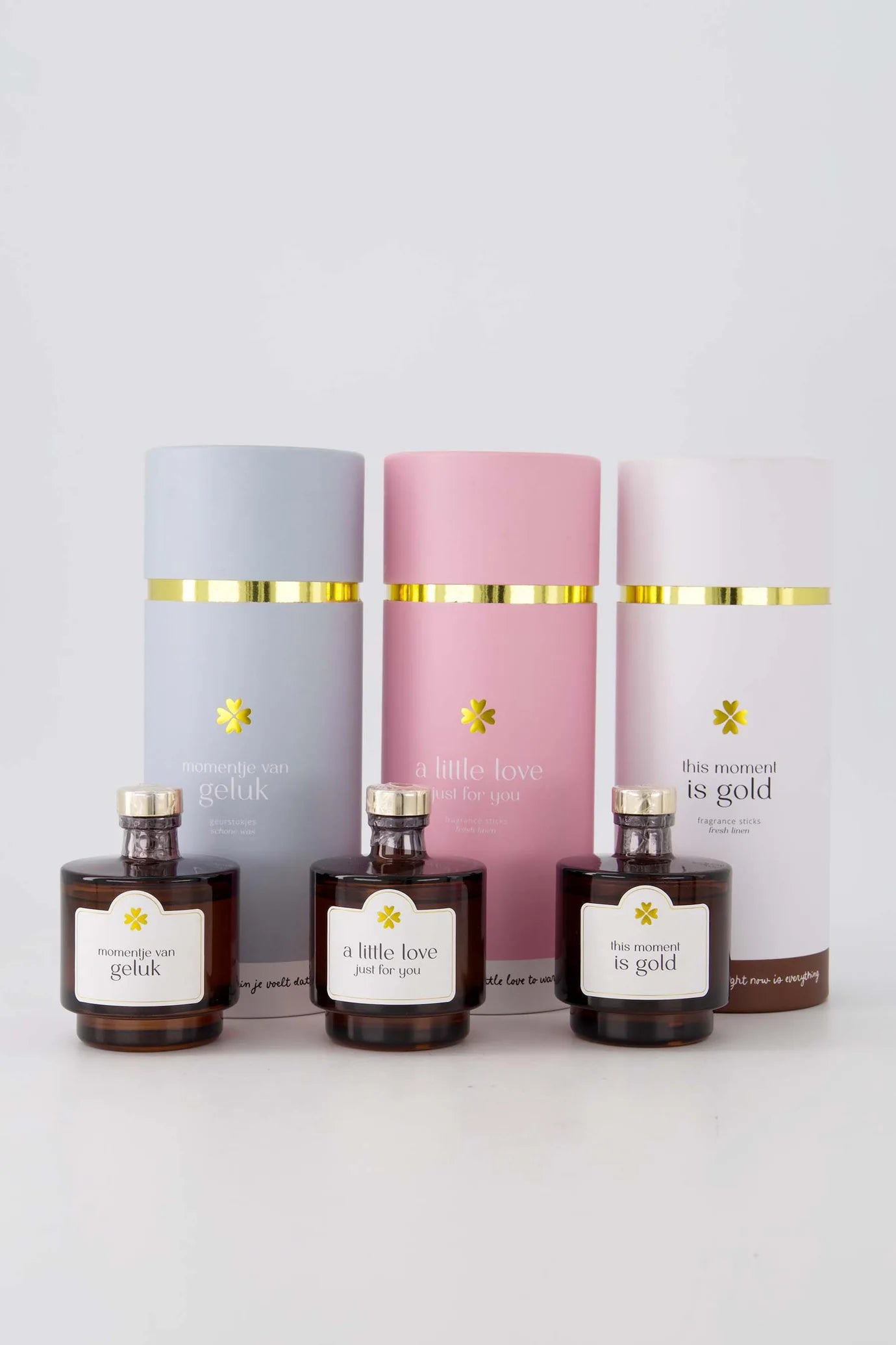 Zusss - geurstokjes this moment is gold - white/brown