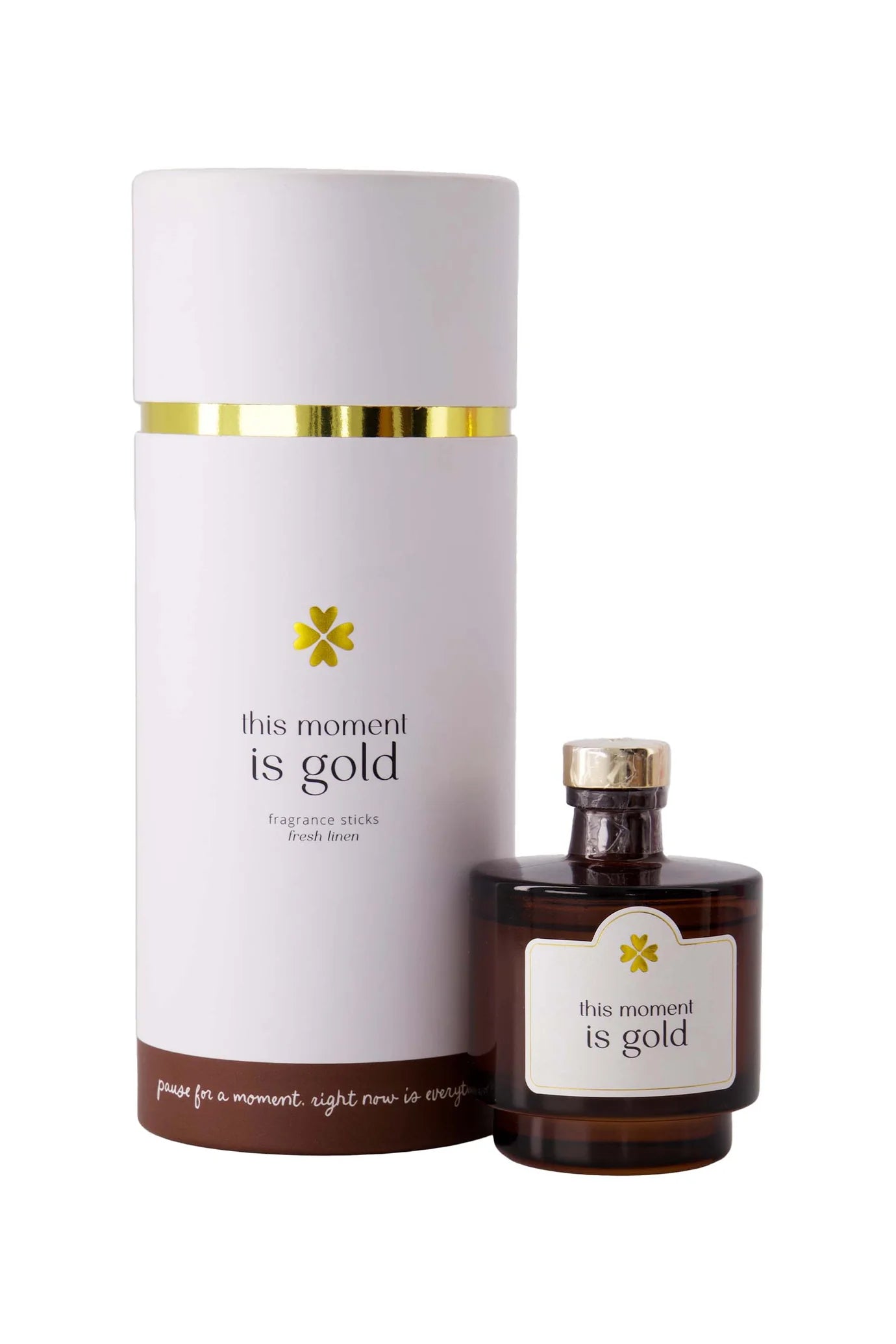 Zusss - geurstokjes this moment is gold - white/brown
