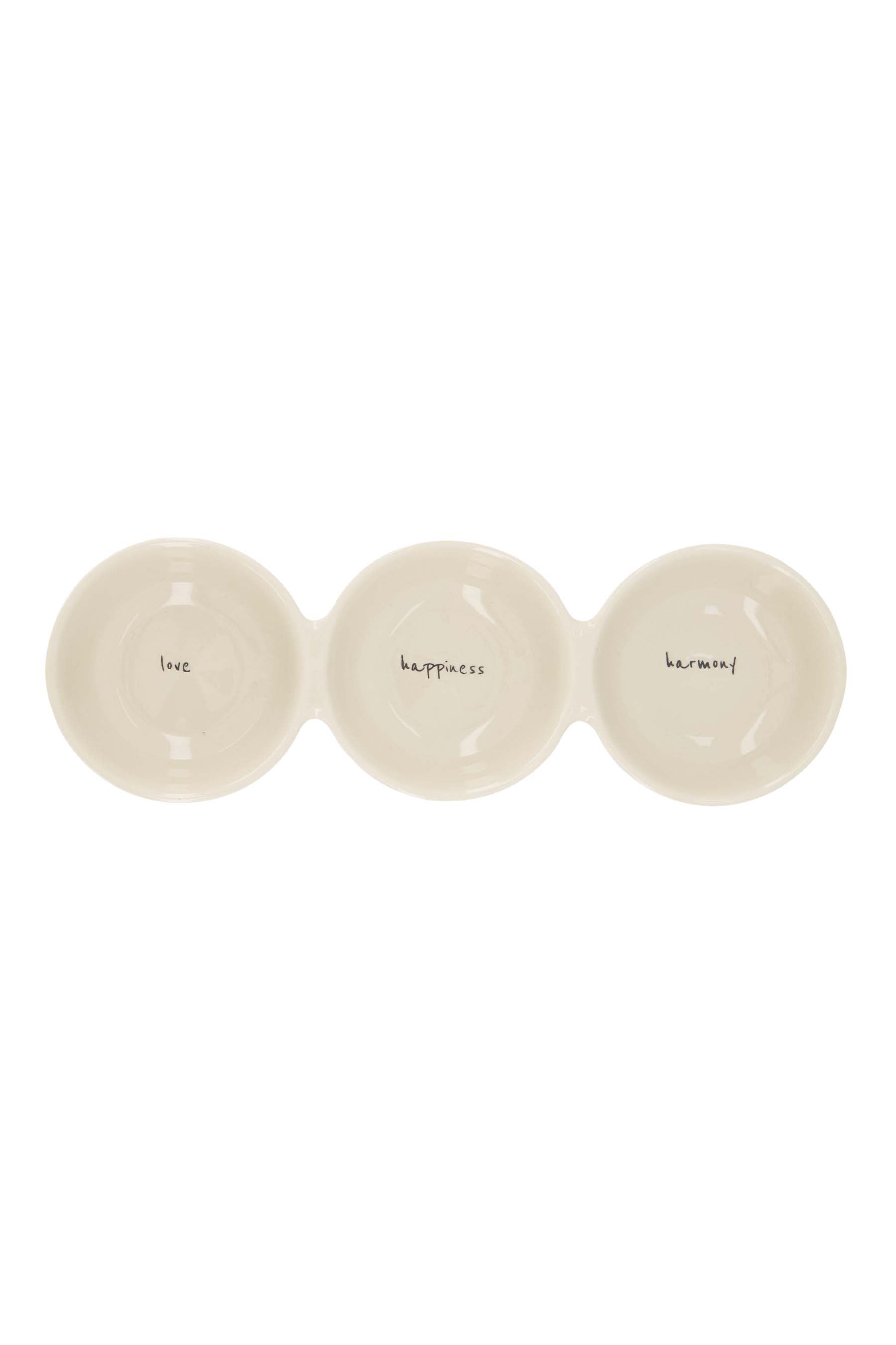 Zusss - serving plate love happiness harmony - sand