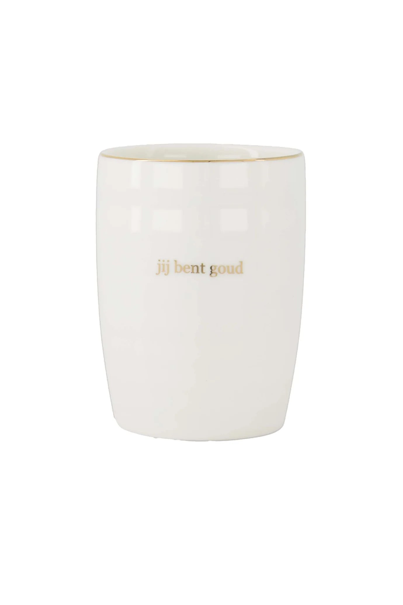Zusss - koffie mok jij bent goud - wit/goud
