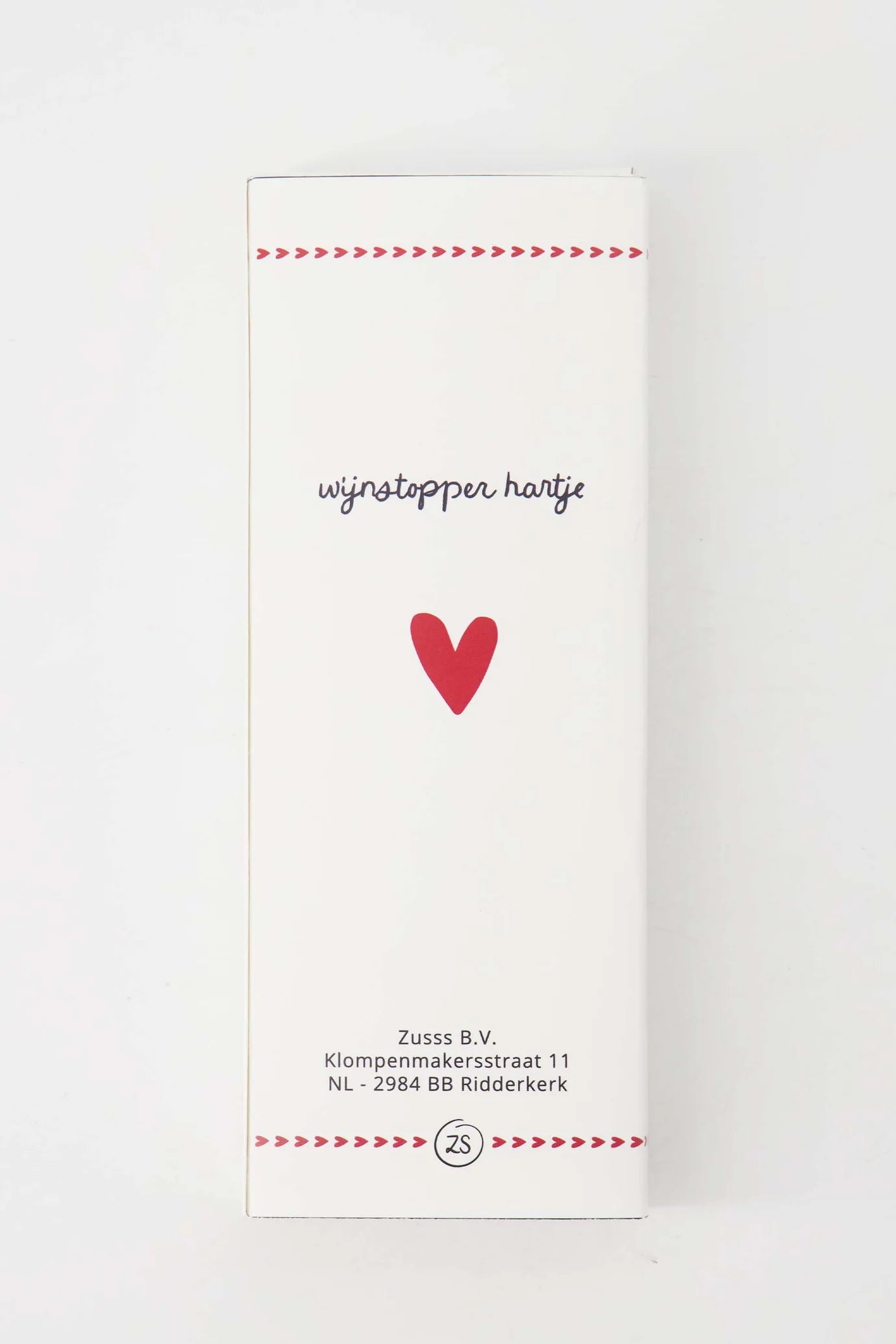 Zusss - wijnstopper metaal hartje