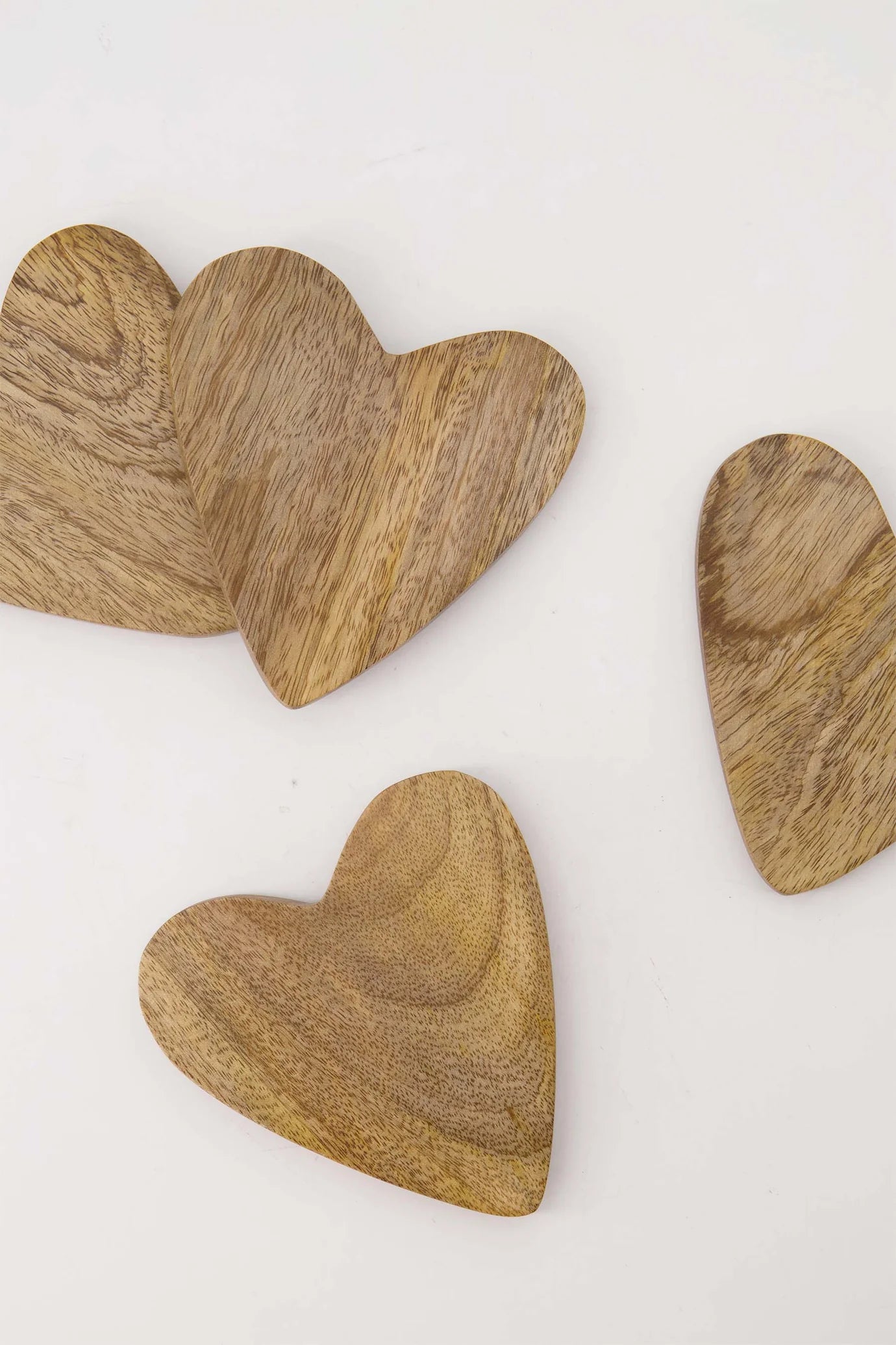 Zusss - set van 4 onderzetters hart