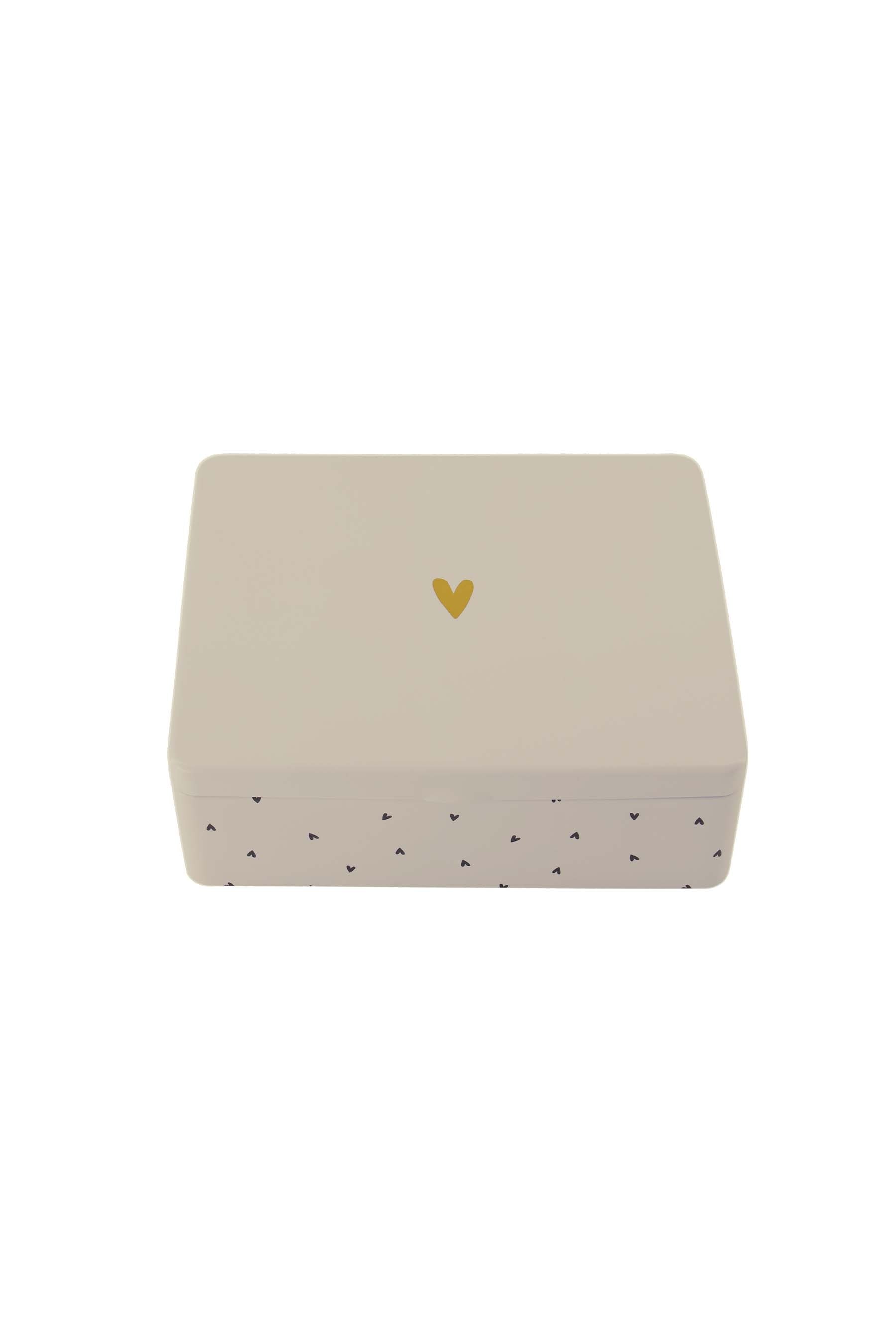 Zusss - theeblik tijd hartjes wit/antracietgrijs