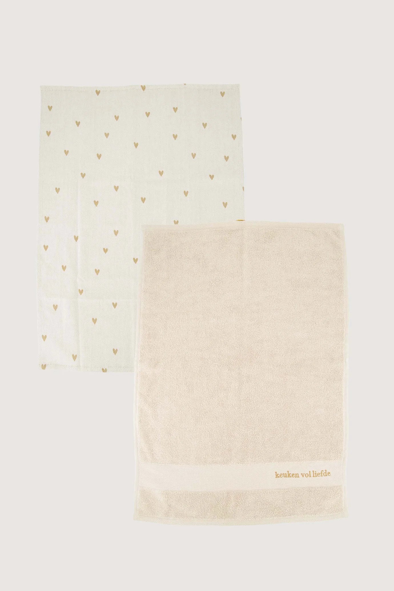 Zusss - keukenset hartjes keuken vol liefde - wit / oker