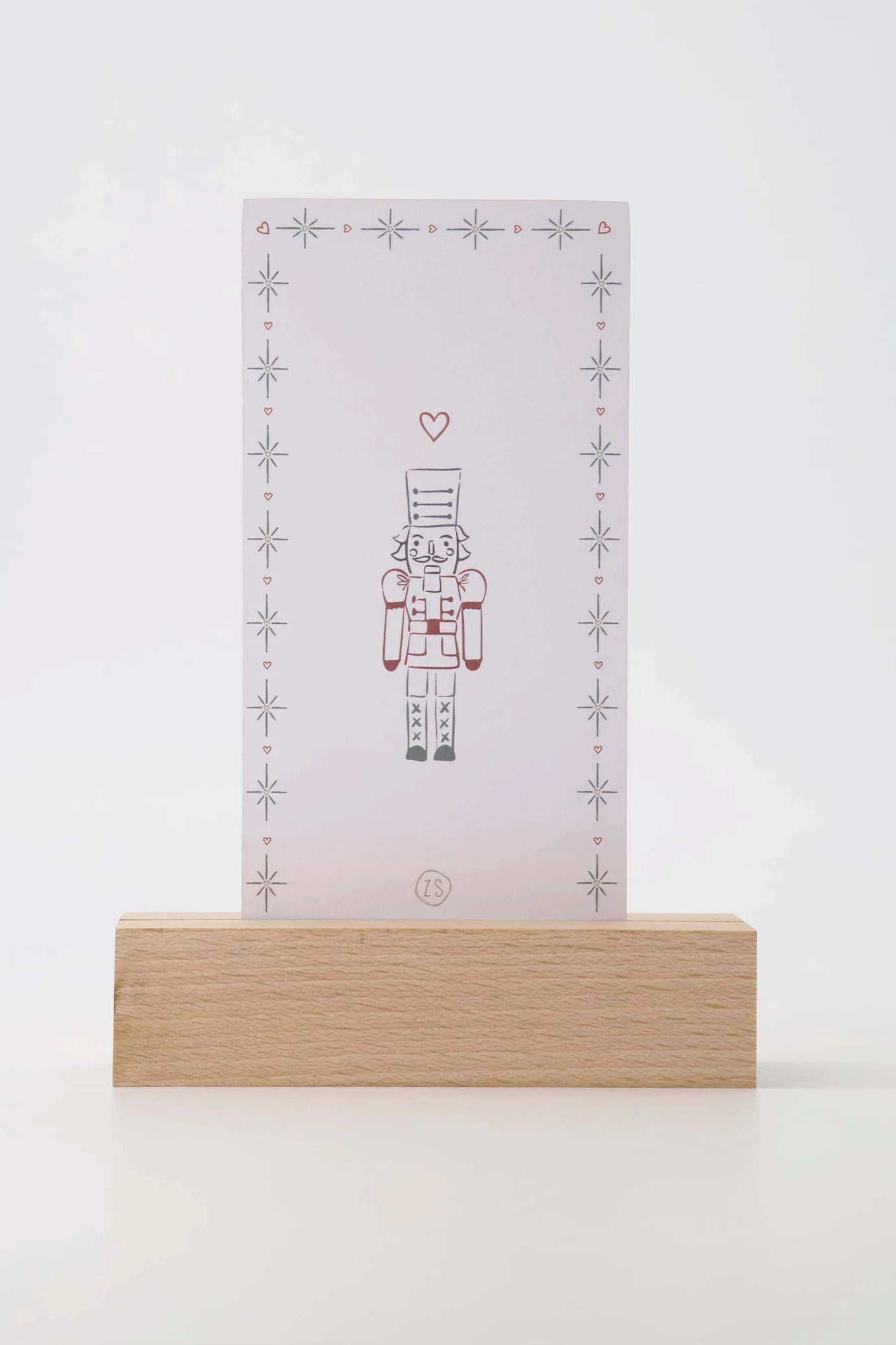 Zusss - menukaart notenkraker - wit