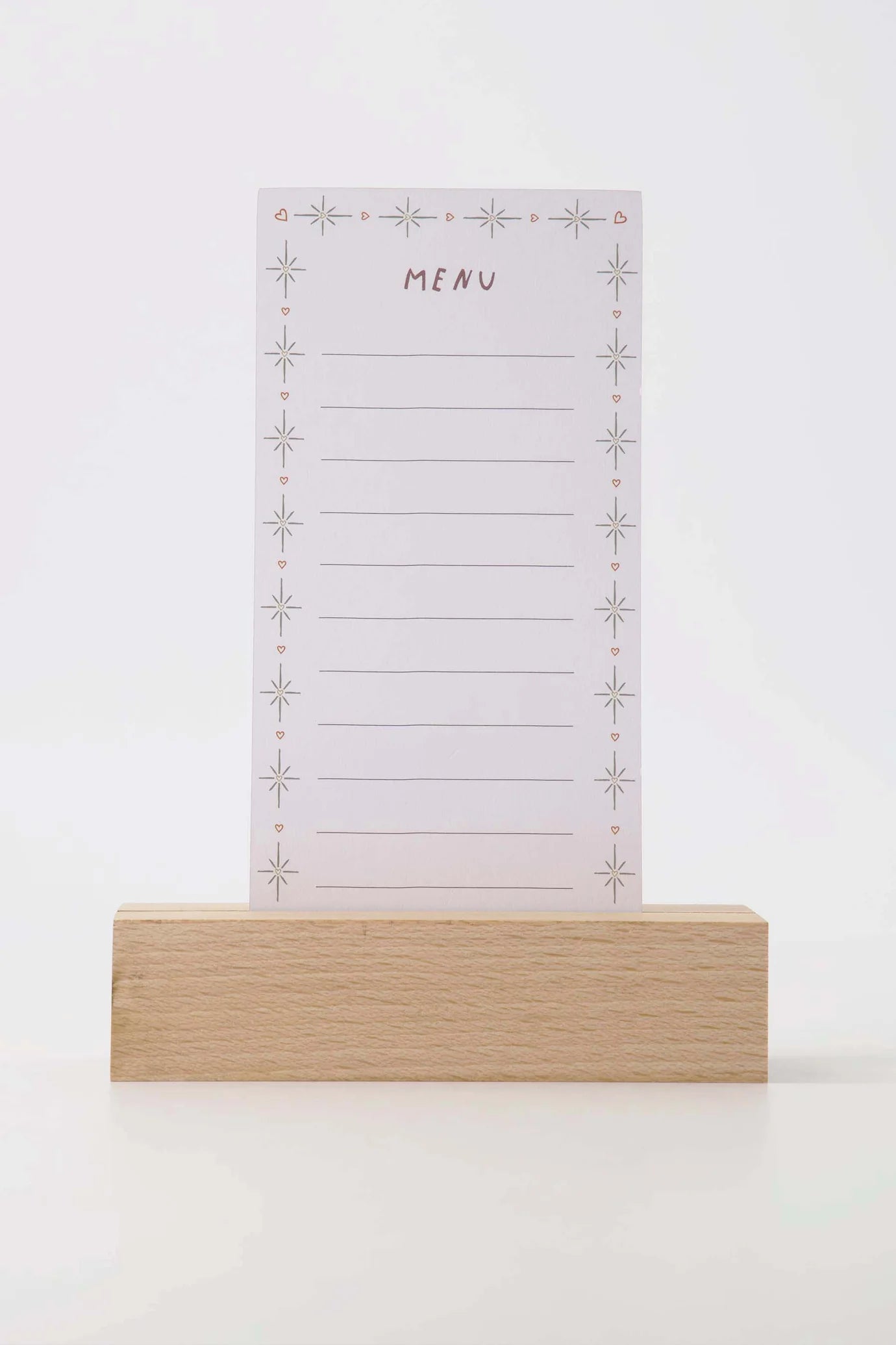 Zusss - menukaart notenkraker - wit