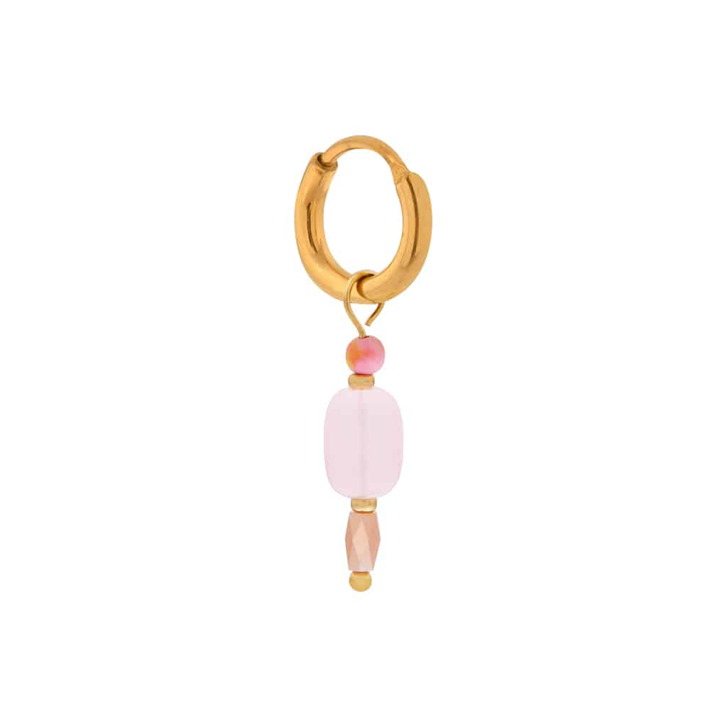 Label Kiki - jellybean hoop gold