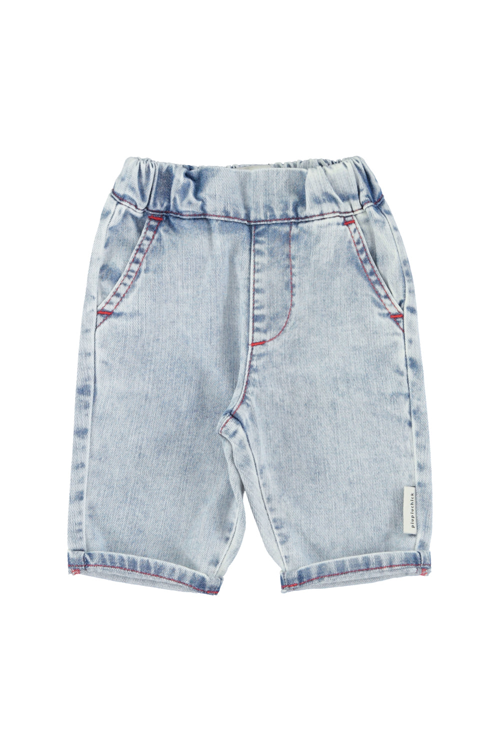 Piupiuchick - baby trousers - blue light denim