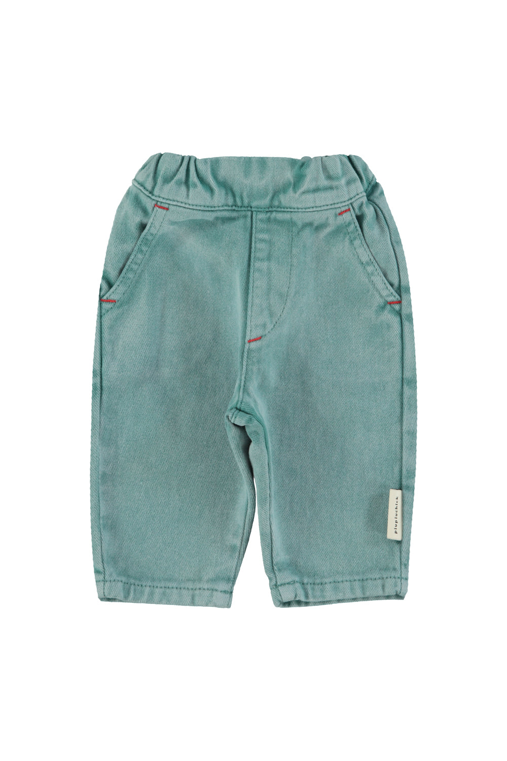 Piupiuchick - baby trousers - washed green
