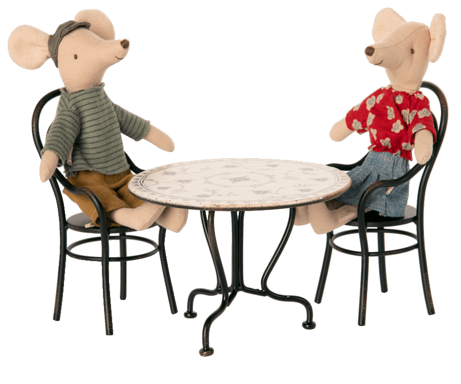 Maileg - dining table with chairs