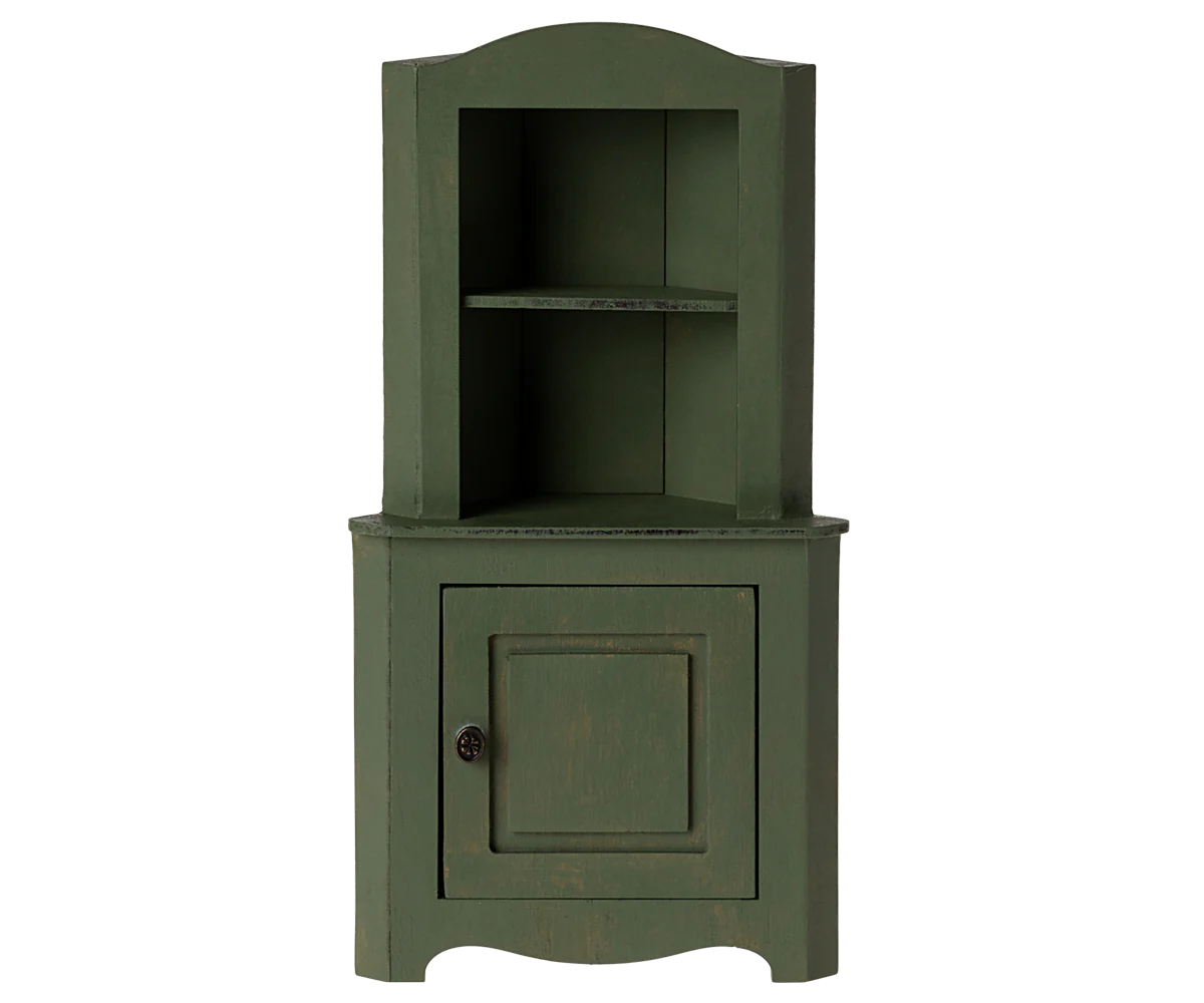 Maileg - corner cabiner - darkgreen