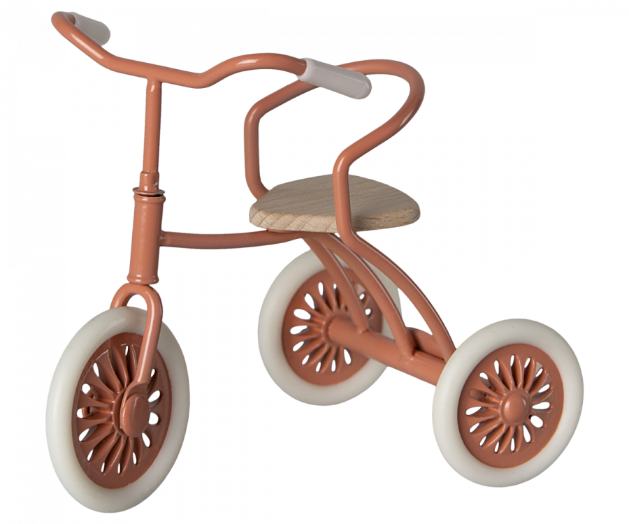 Maileg - abri à tricycle - coral