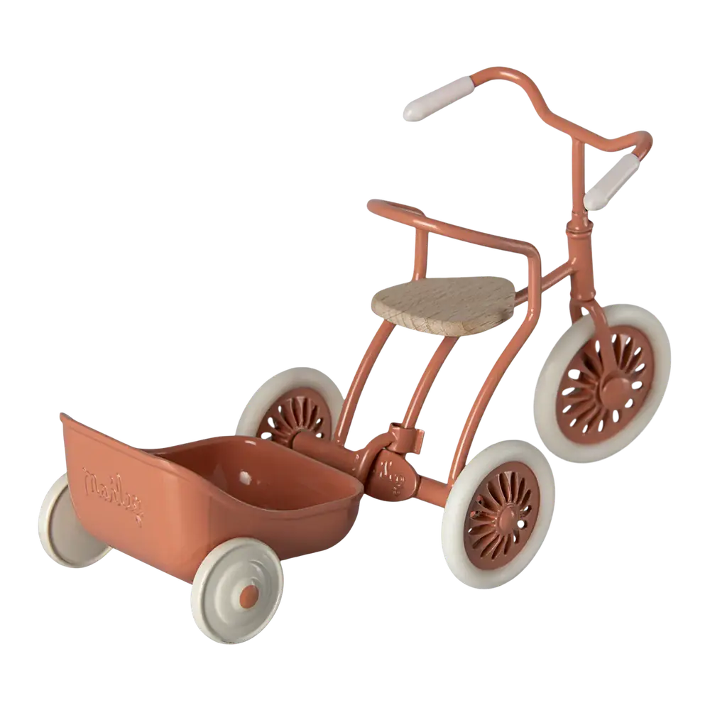 Maileg - tricycle hanger - coral