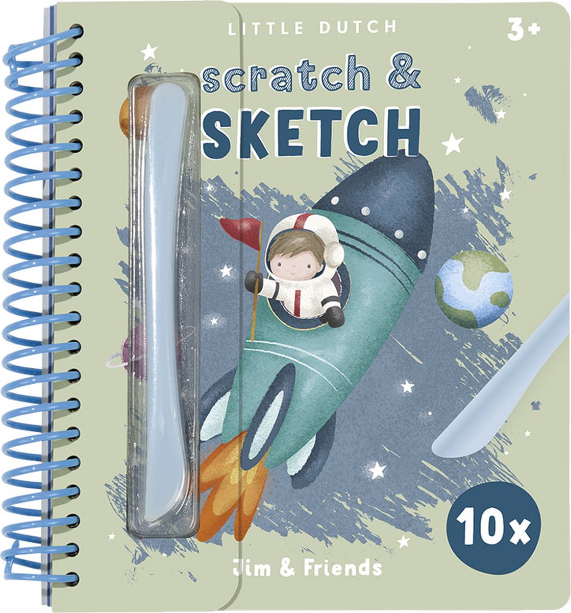 Little Dutch - kras en schetsboek - jim & friends
