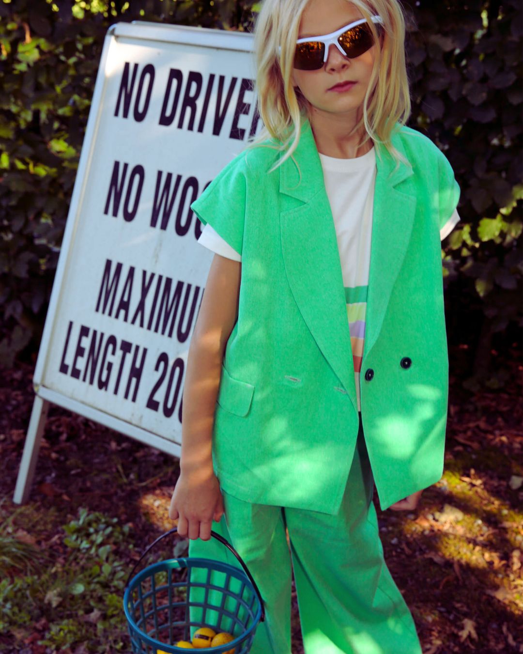 Cos I Said So - wide trouser twill - paradise green