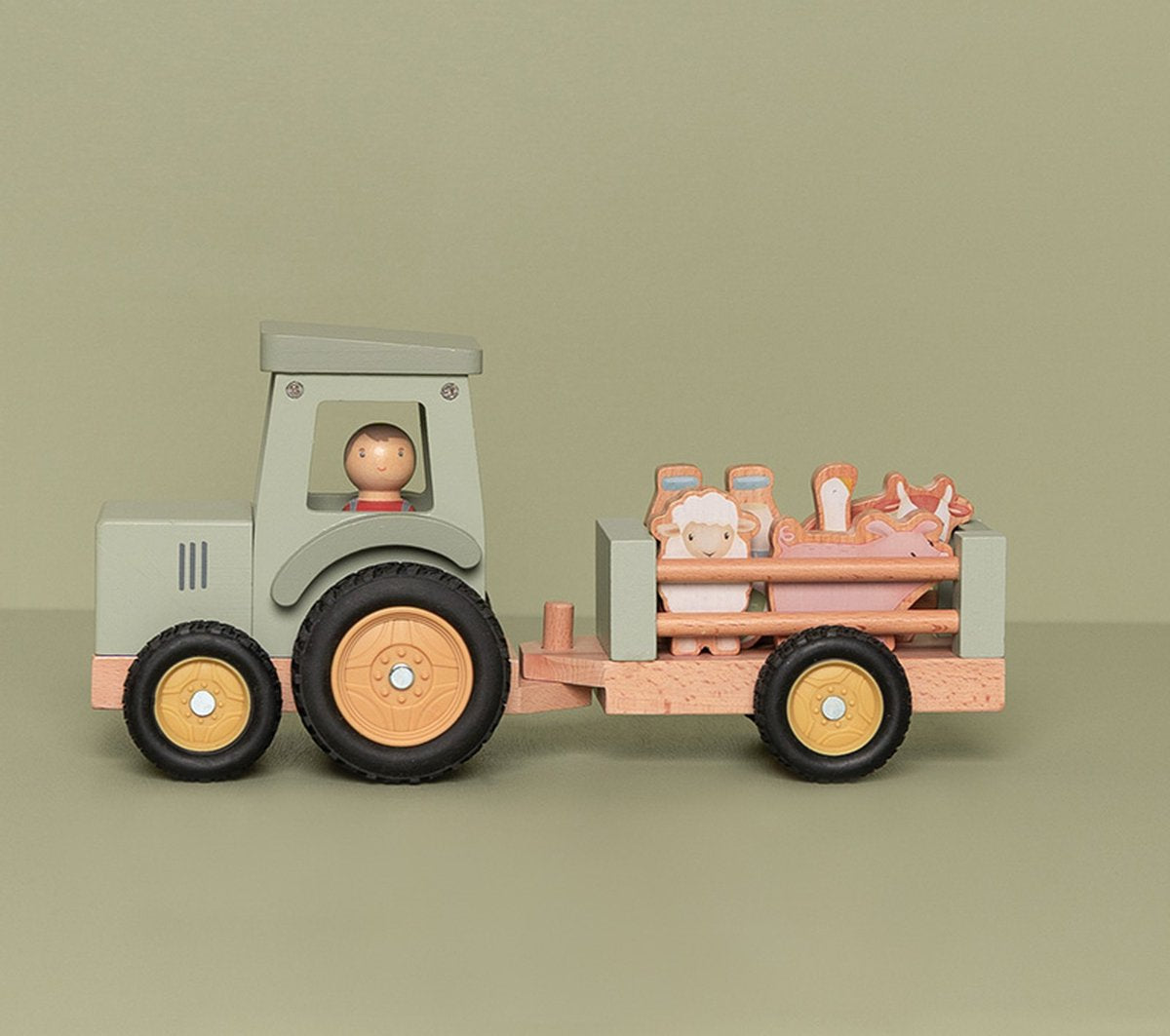 Little Dutch - tractor met trailer - little farm