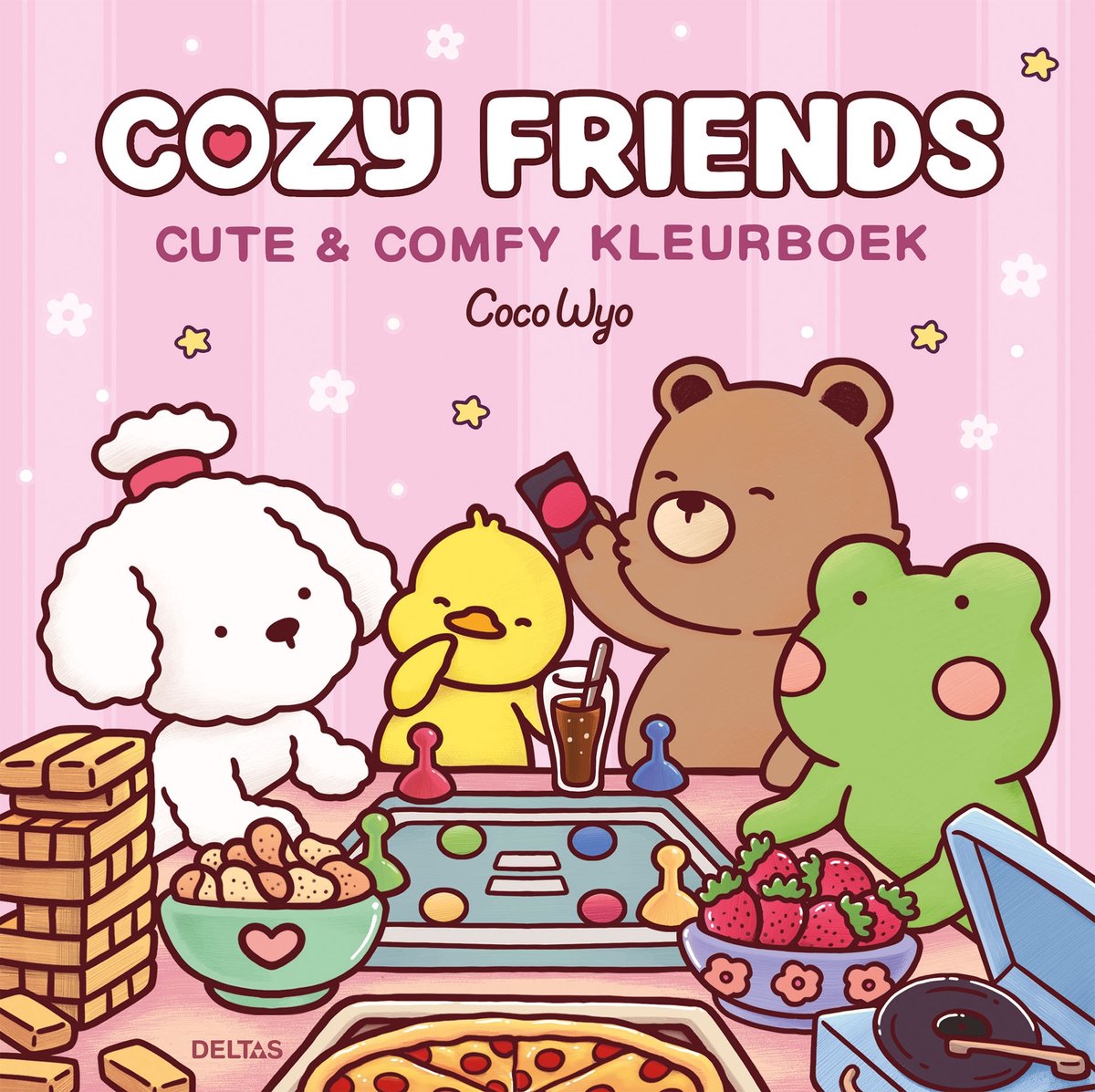 Deltas - kleurboek - Cozy Friends - Cute & Comfy kleurboek Coco Wyo