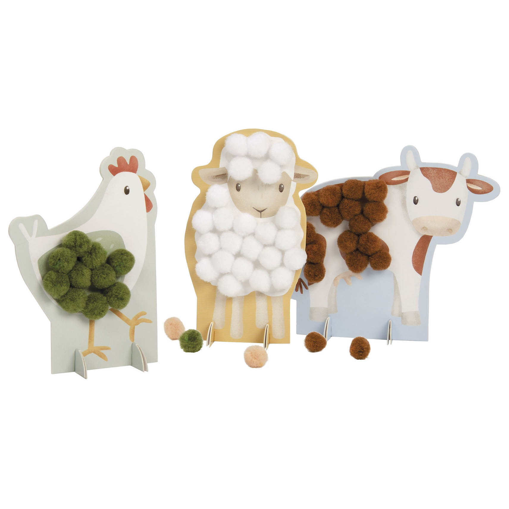 Little Dutch - knutselset pompom - little farm