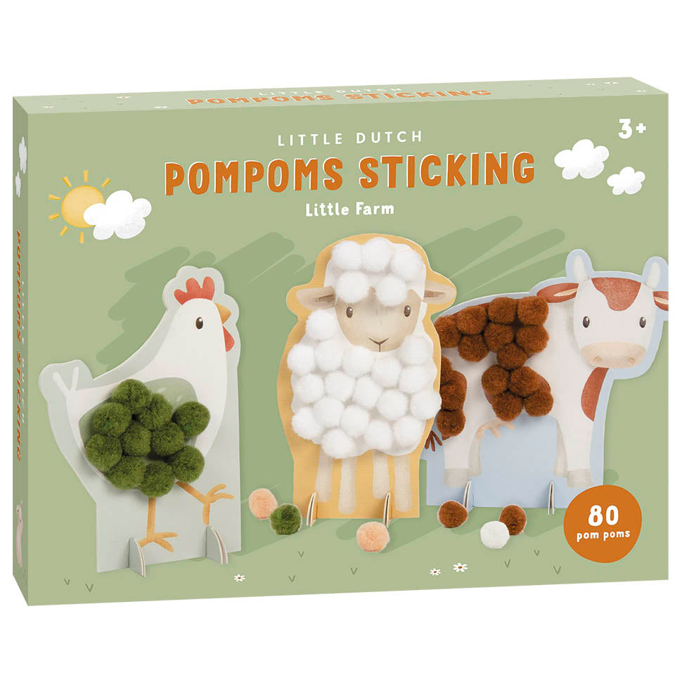 Little Dutch - knutselset pompom - little farm