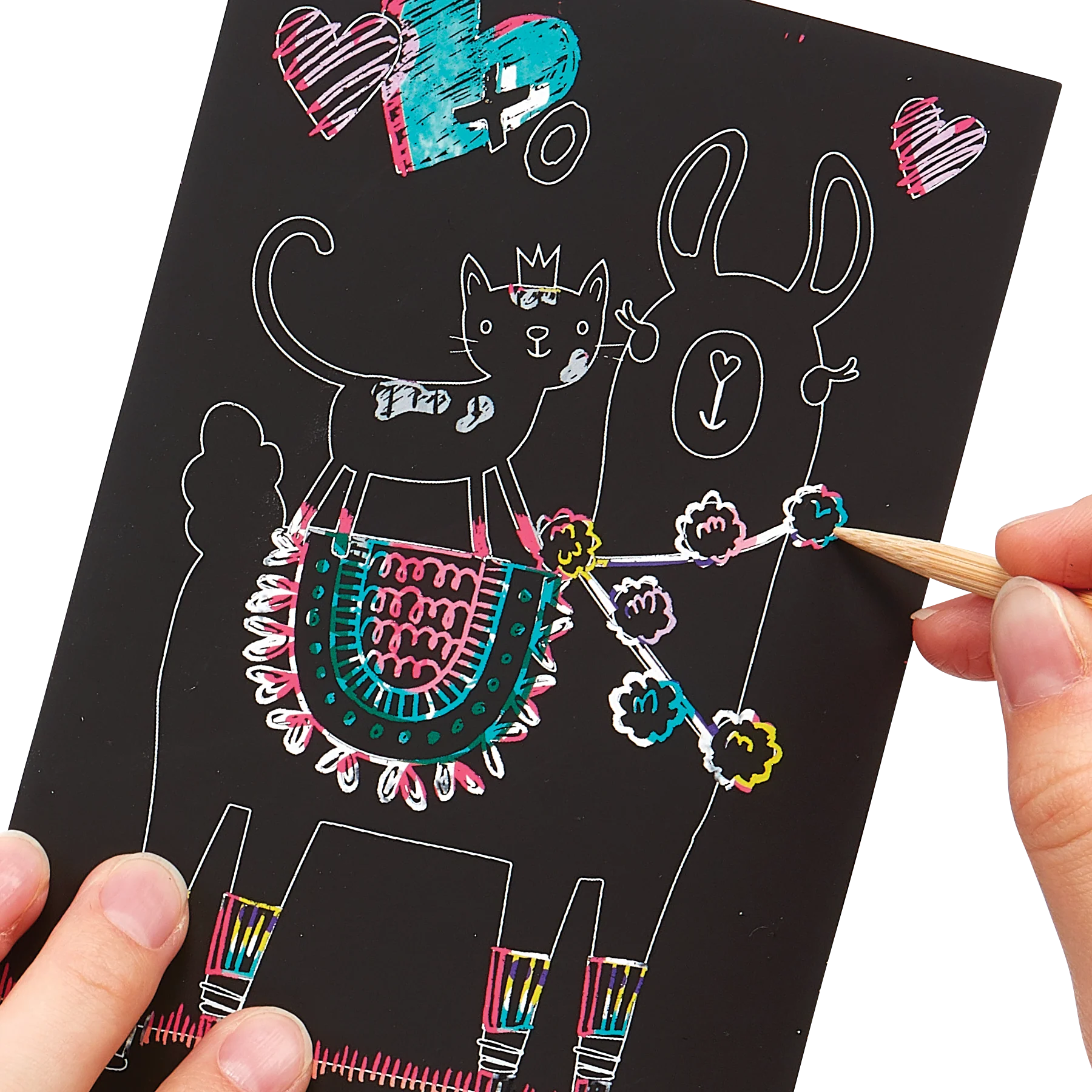 Ooly - mini scratch & scribble - funtastic friends