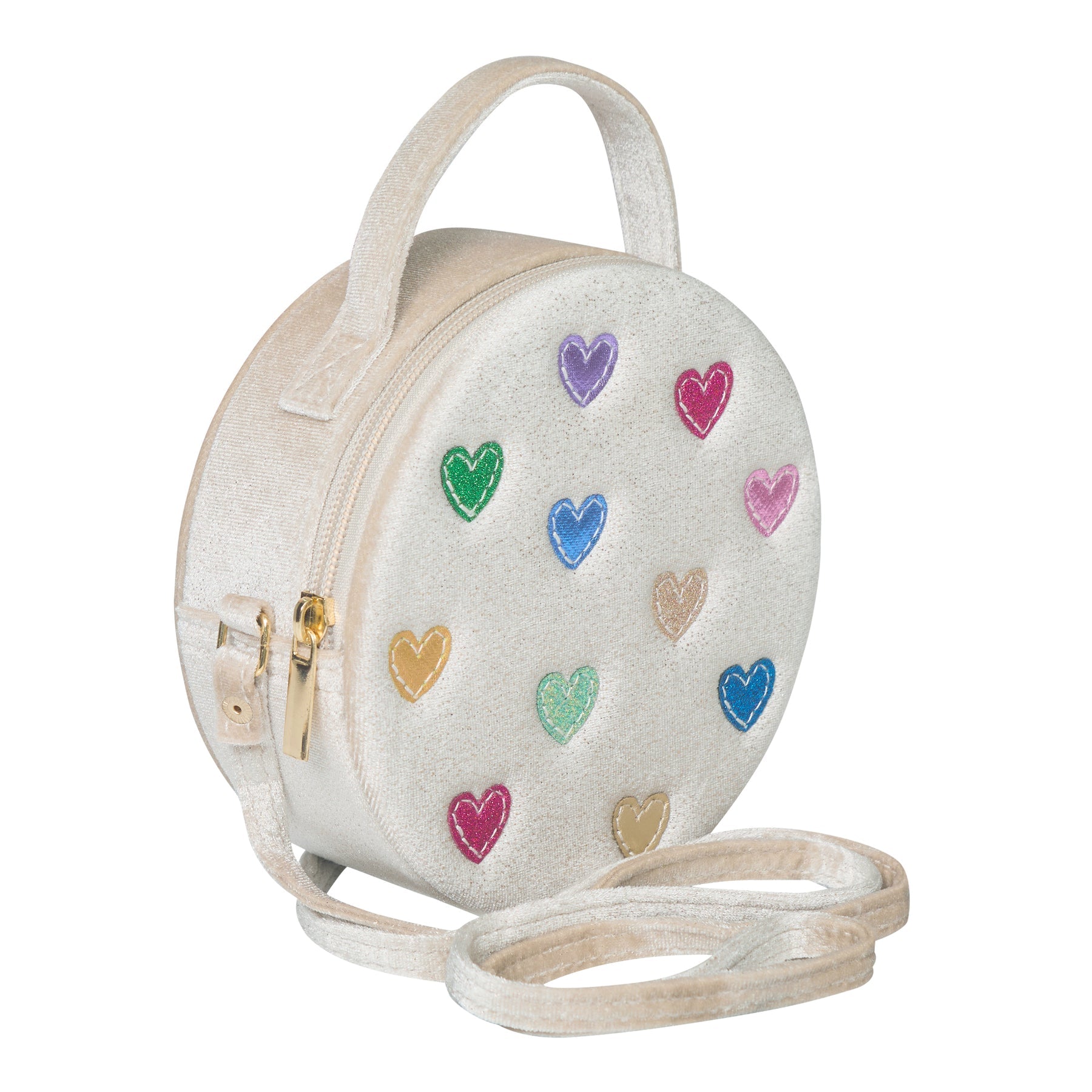 Mimi & Lula - hearts velvet bag