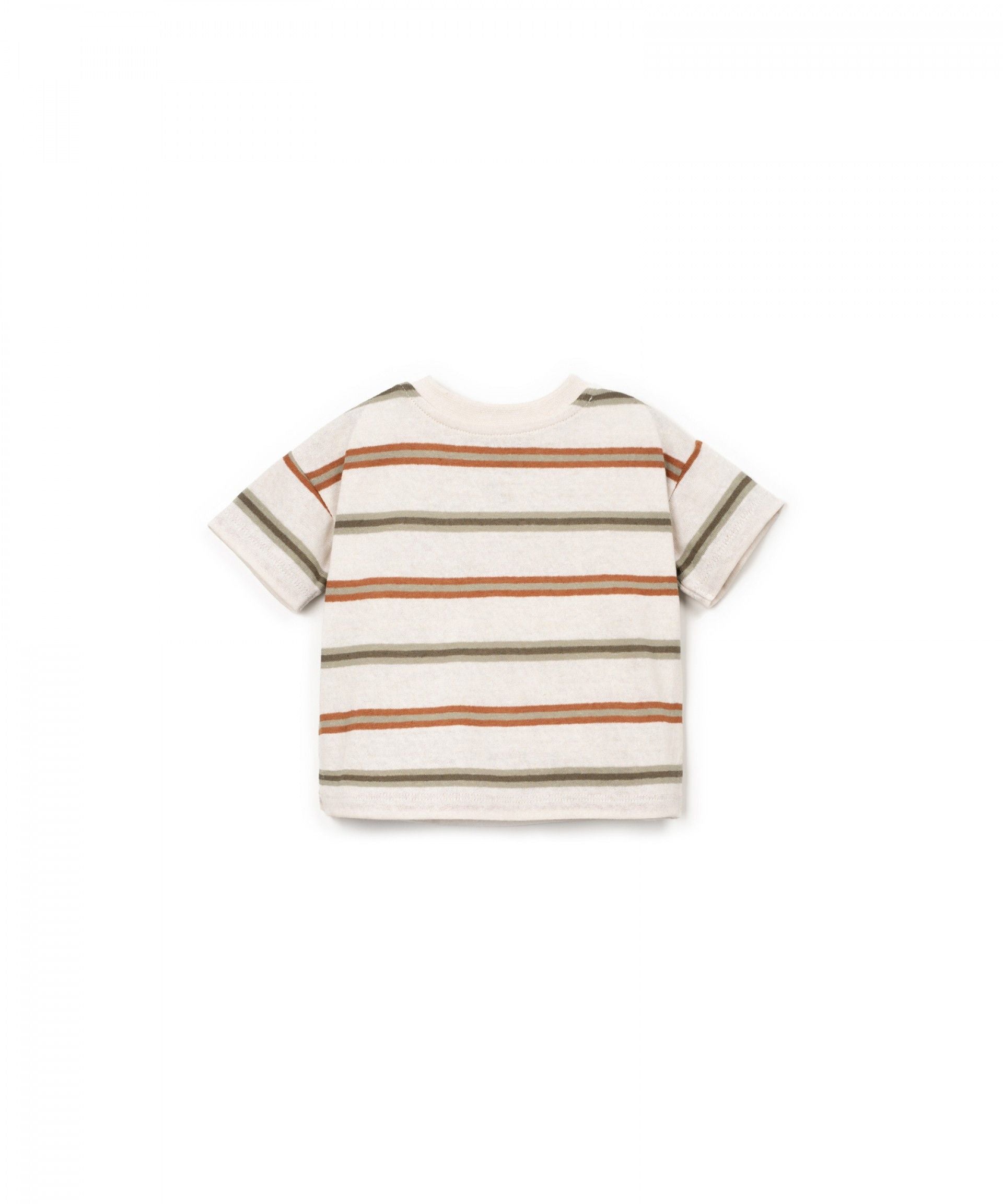 Play Up - striped jersey tshirt - texture