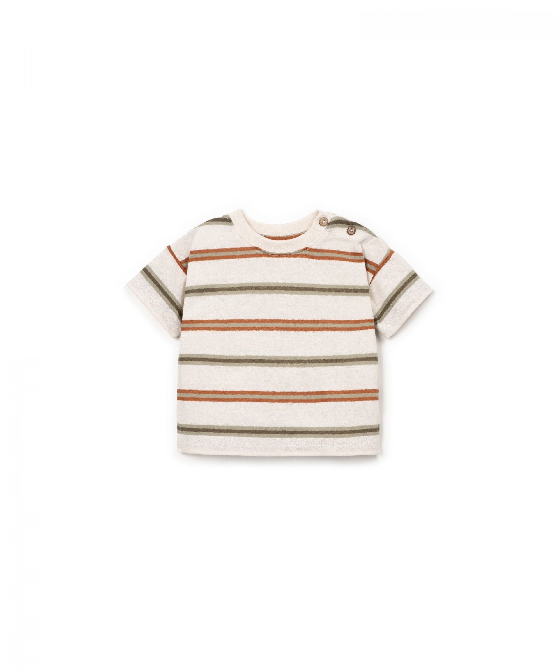 Play Up - striped jersey tshirt - texture