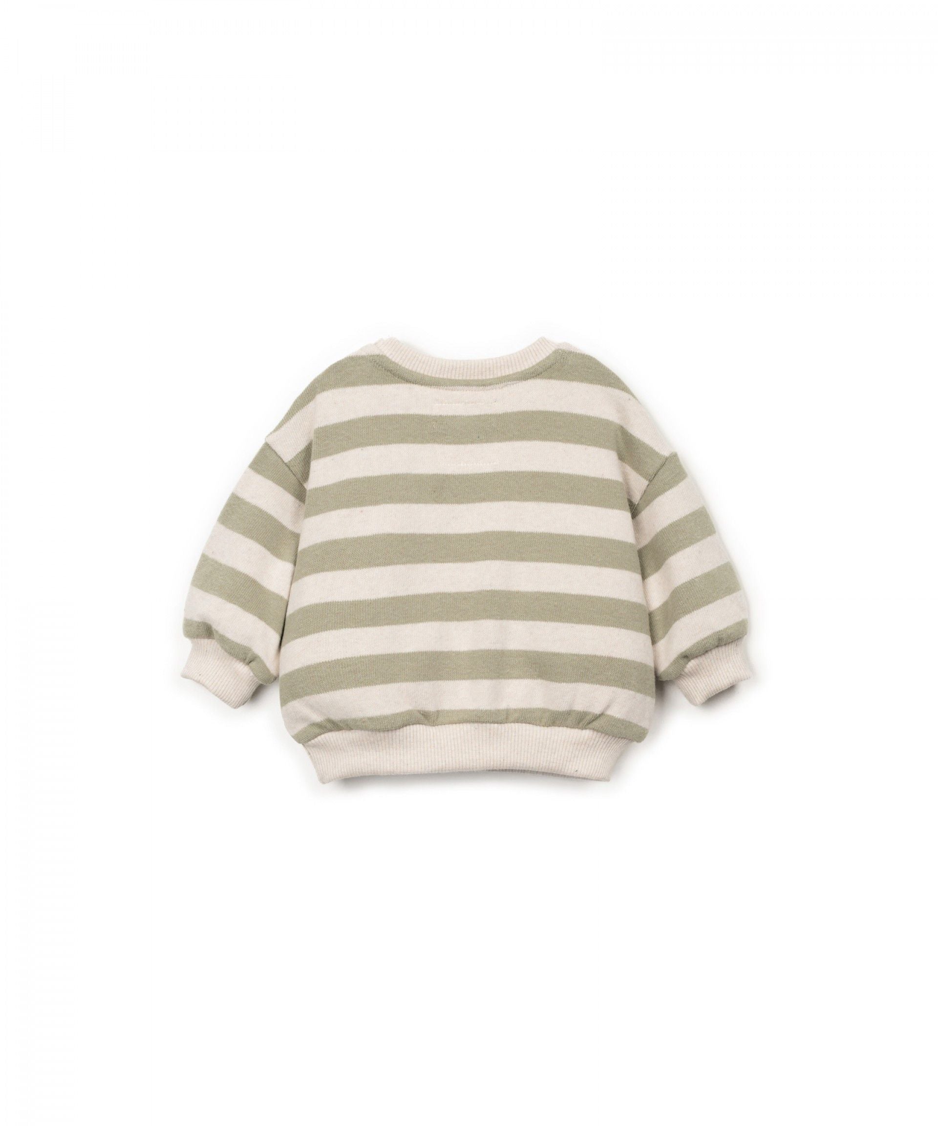 Play Up - striped jersey sweater - texture