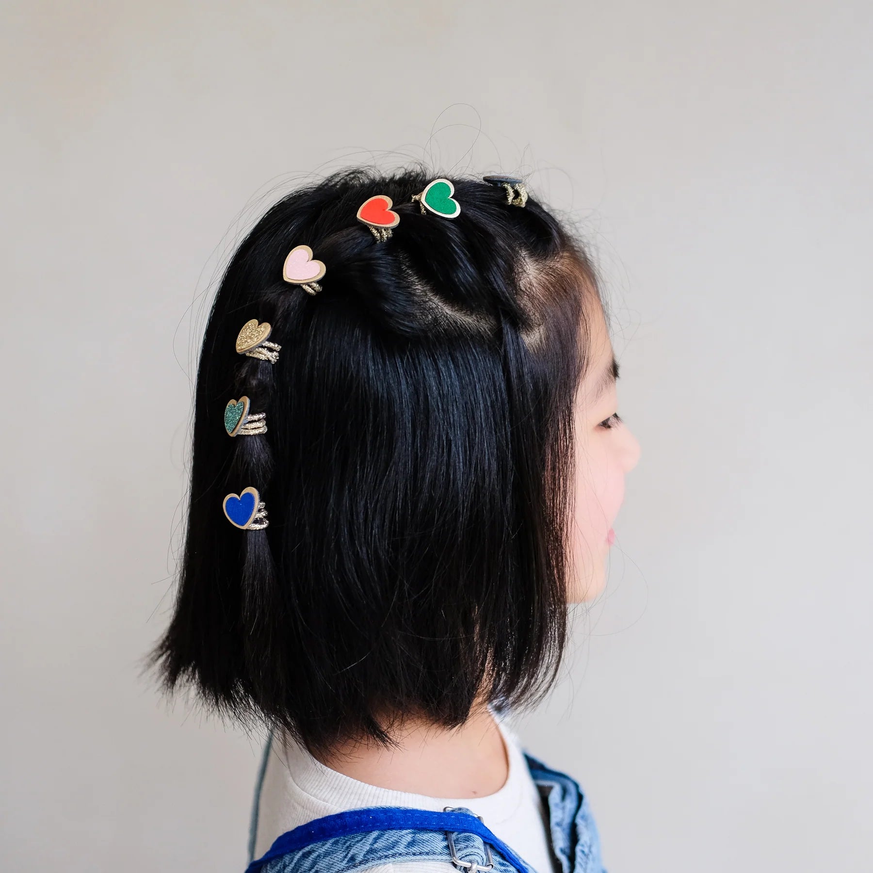 Mimi & Lula - mini hartjes haarelastiekjes