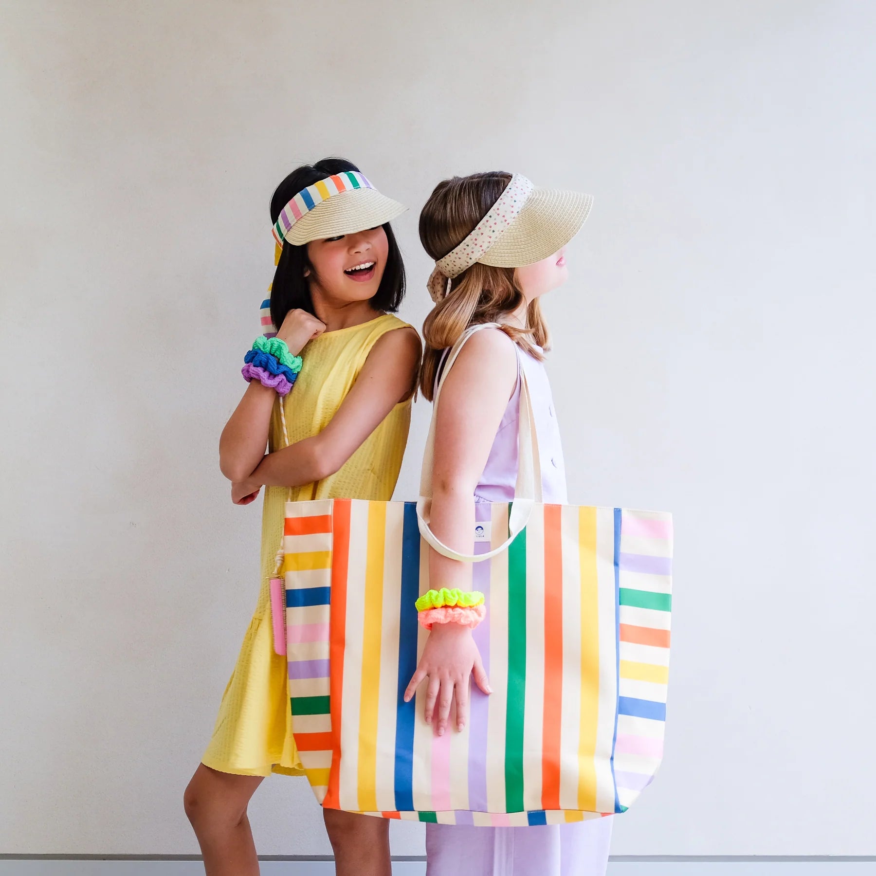 Mimi & Lula - kreukel scrunchies - neon