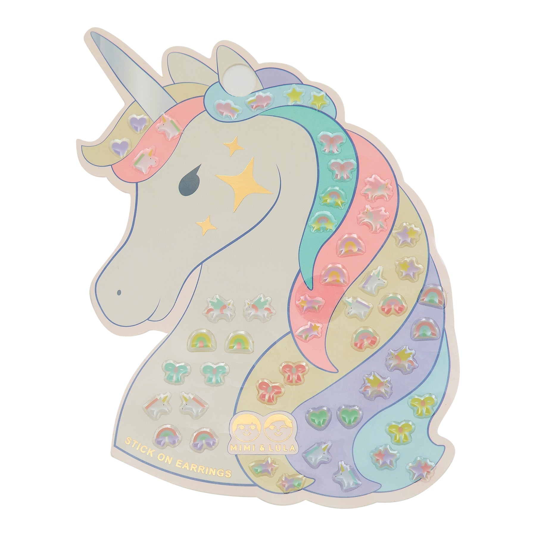 Mimi & Lula - unicorn stick on oorbelstickers
