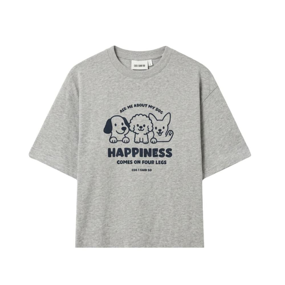 Cos I Said So - tshirt dogs - grey melange