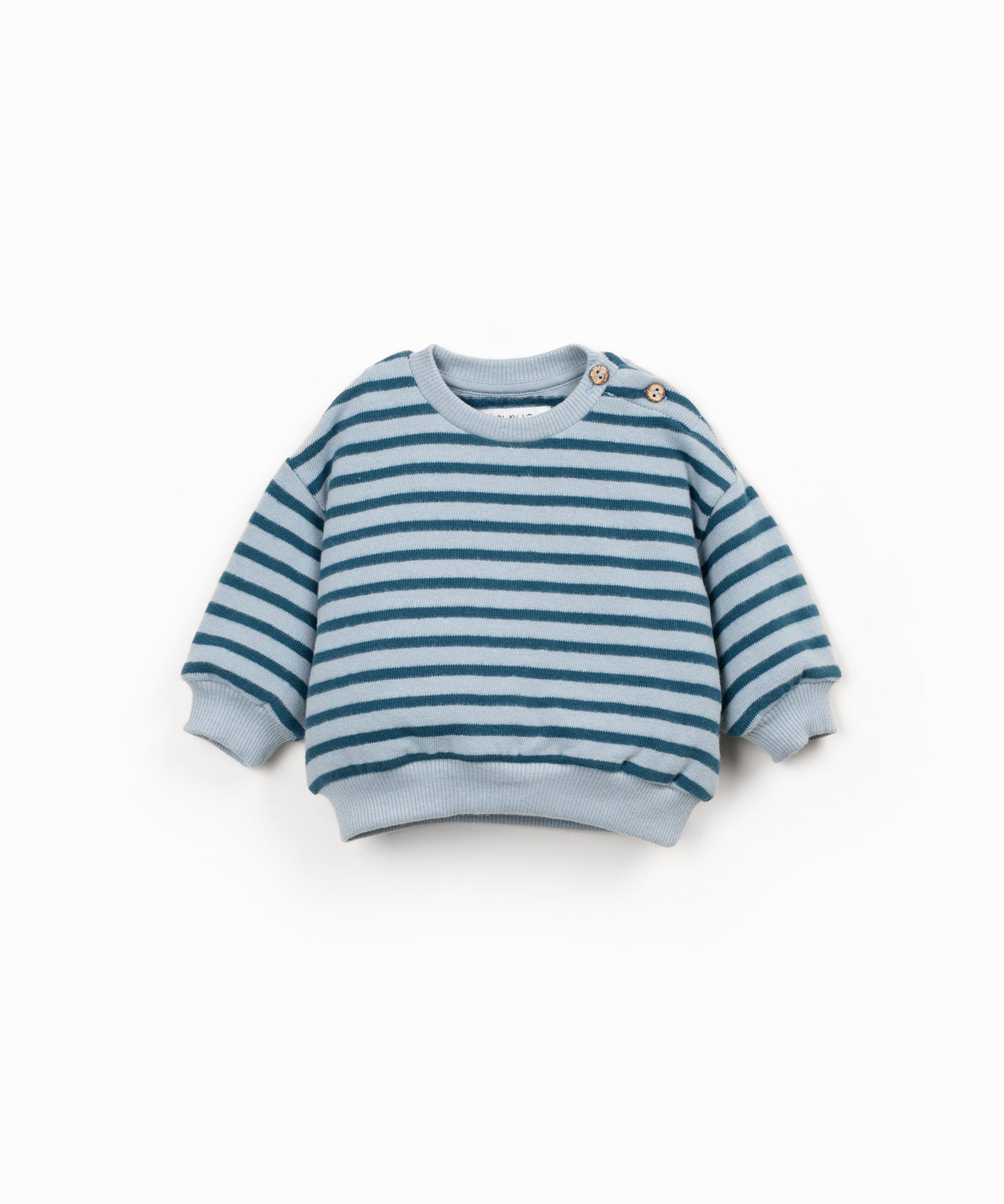 Play Up - striped jersey sweater - cyanotype