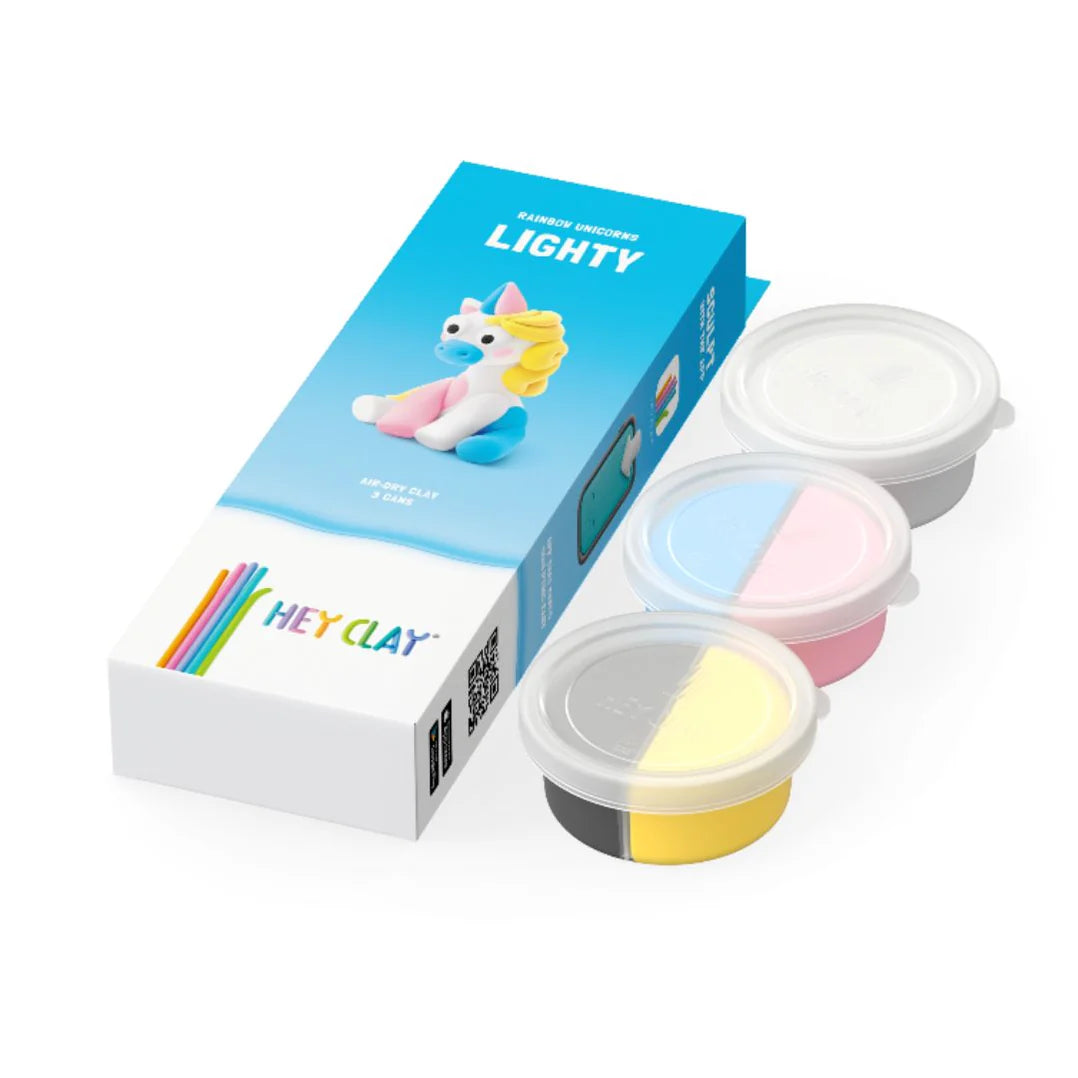 Hey Clay - unicorn lighty - 3 cans