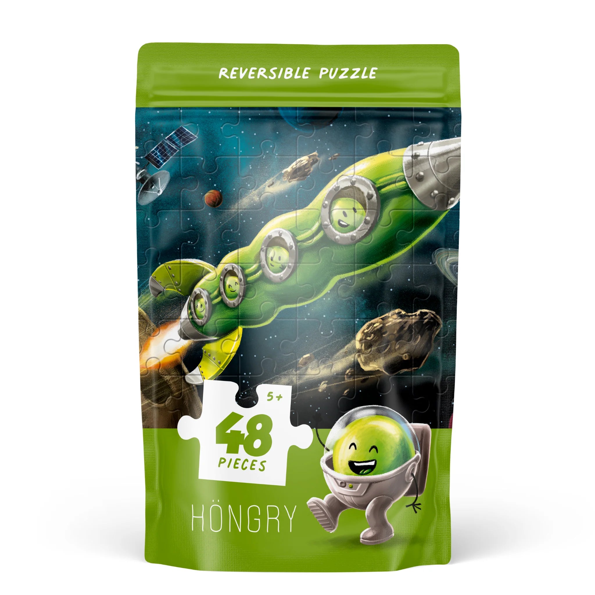 Höngry - puzzel - de erwtjes 48st