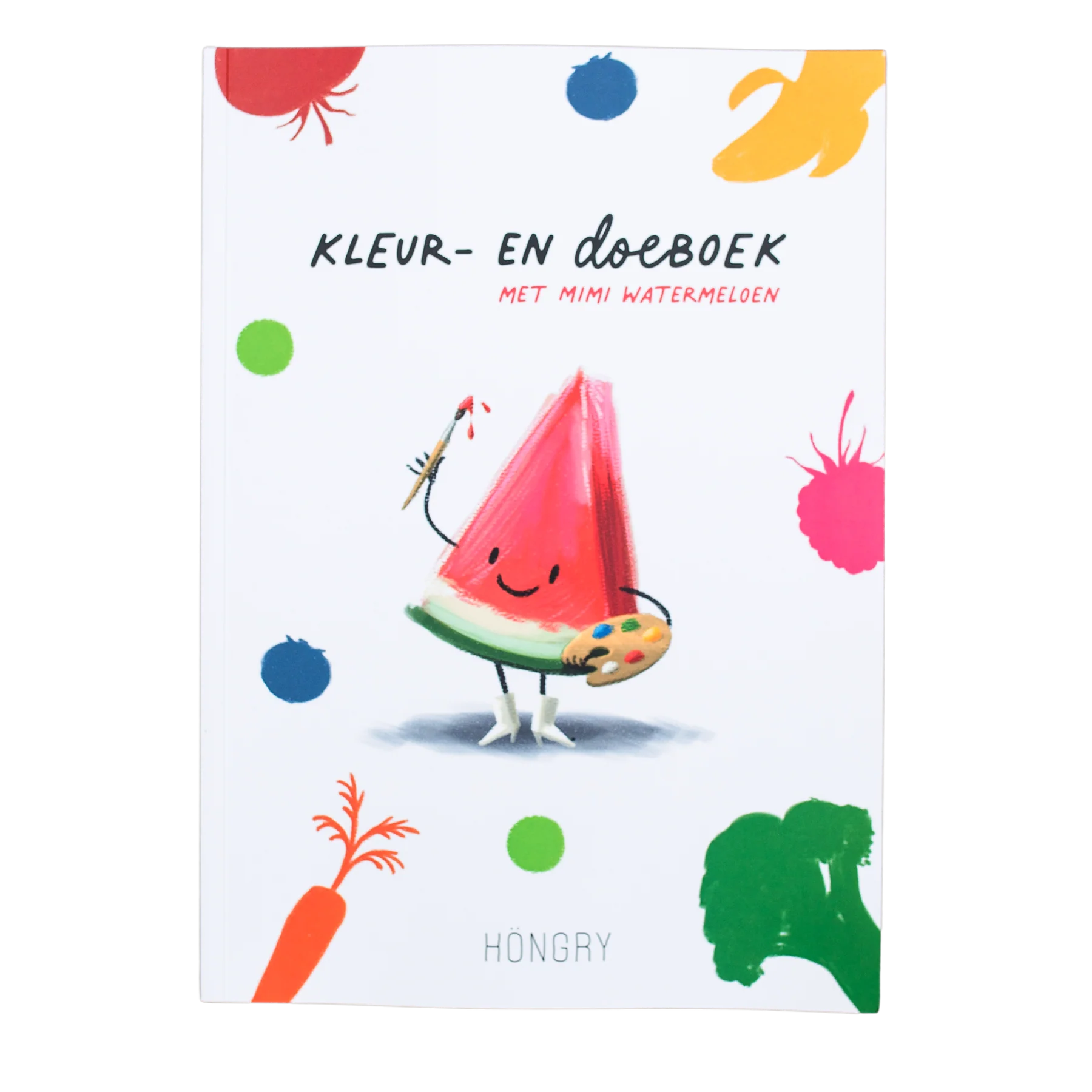 Höngry - boek - mimi watermeloen kleur & doeboek met stickers