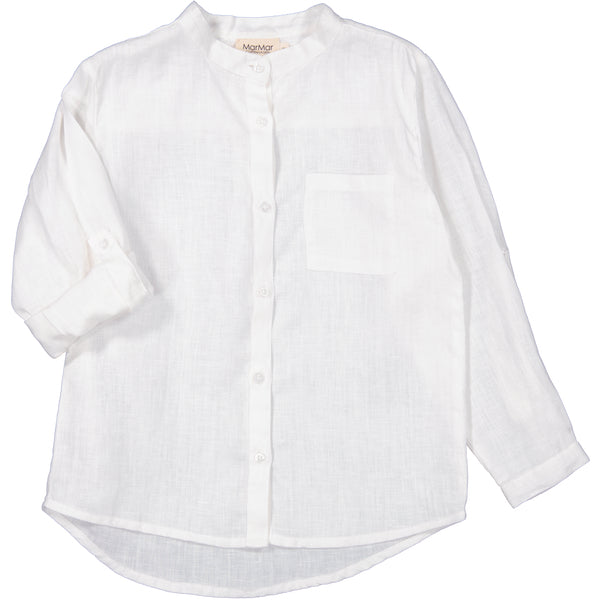 MarMar - theodor linen hemd - white