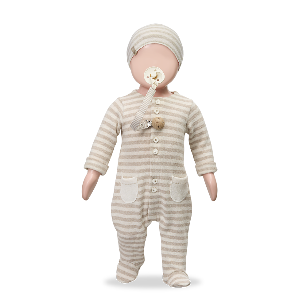 1+ in the family - kruippakje milo - beige