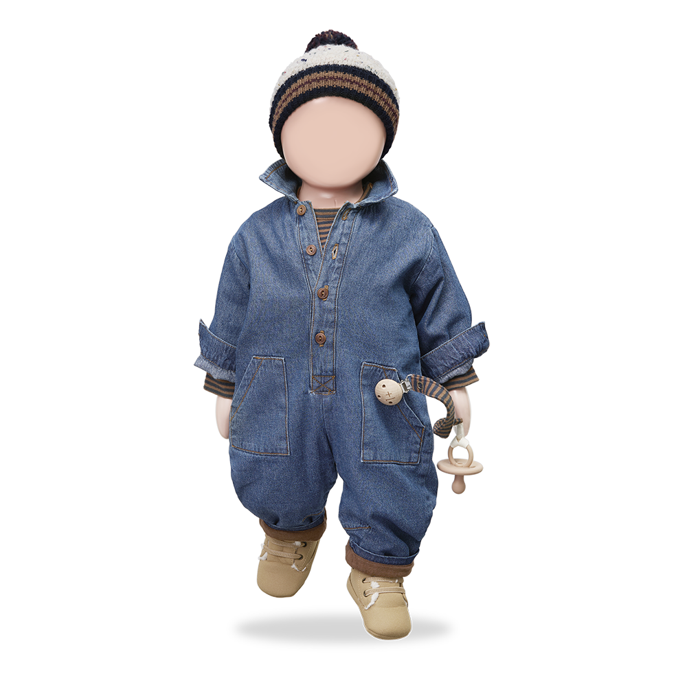1+ in the family - broek vitus - denim