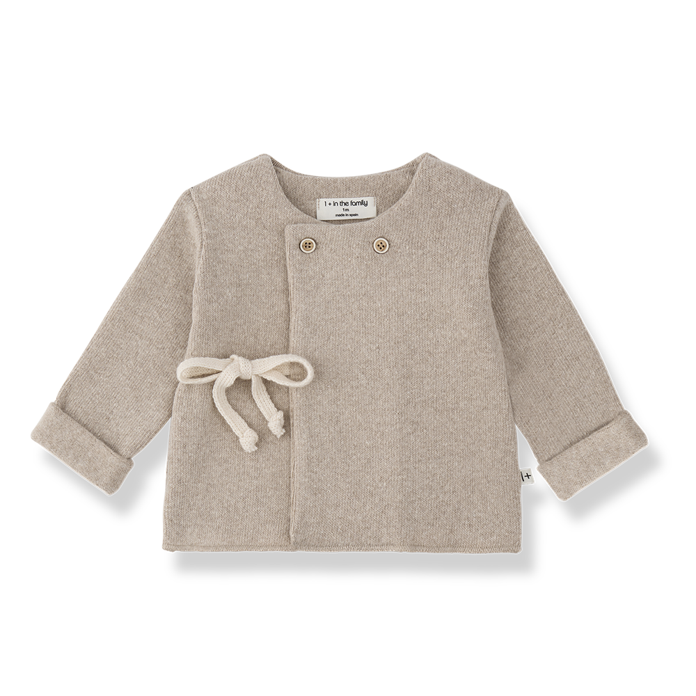 1+ in the family - pessac soft fleece longsleeve - beige