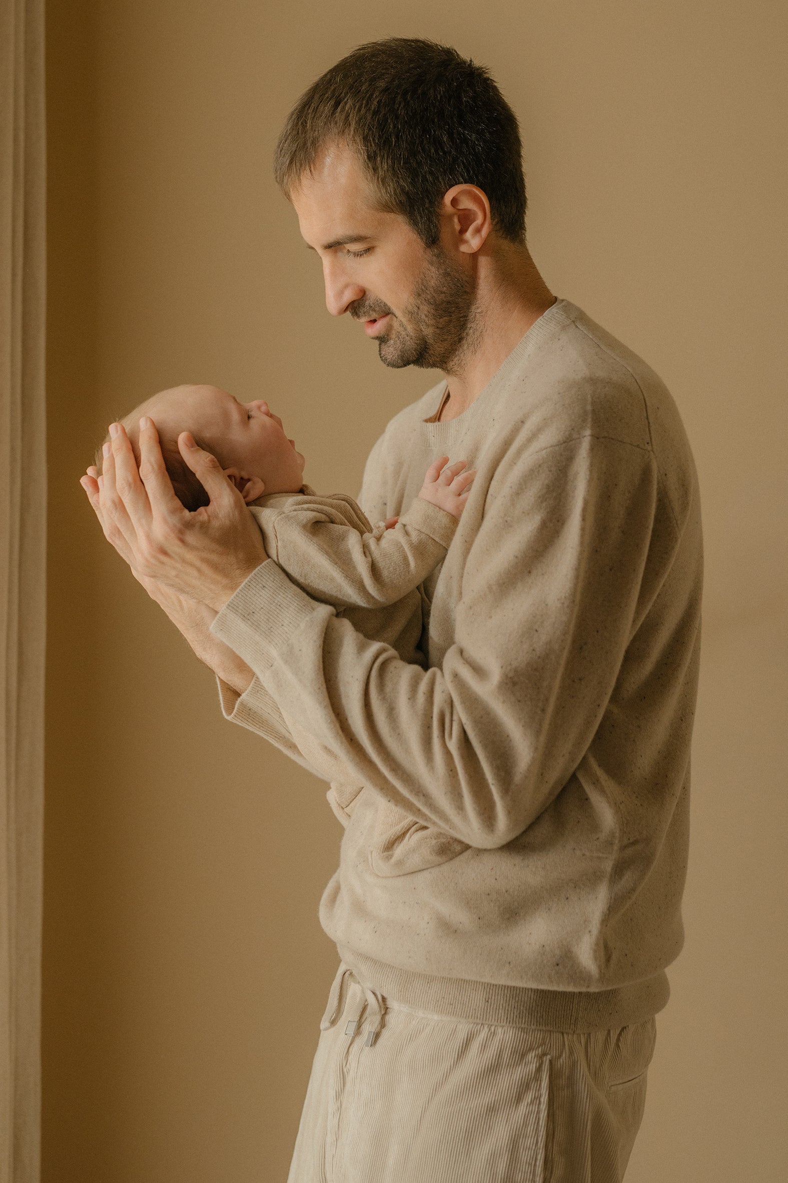 1+ in the family - pessac soft fleece longsleeve - beige